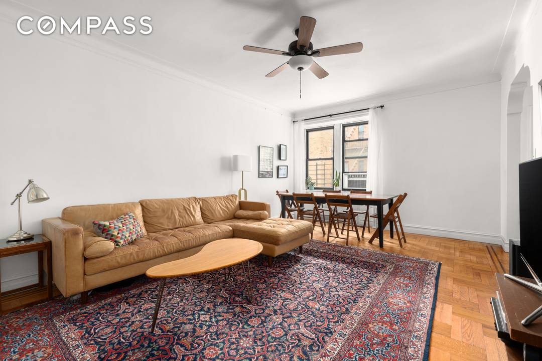 Residence 4N at 71 Ocean Parkway is a bright and inviting home set within a charming pre war Art Deco building.