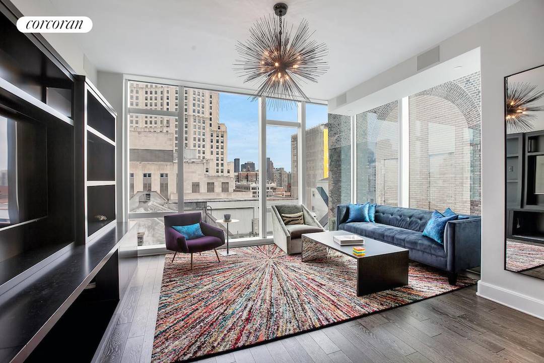 Refined Corner One Bedroom at Madison Square Park Tower Bathed in natural light and framed by sweeping city views, this sophisticated corner one bedroom residence unites elegant design with modern ...