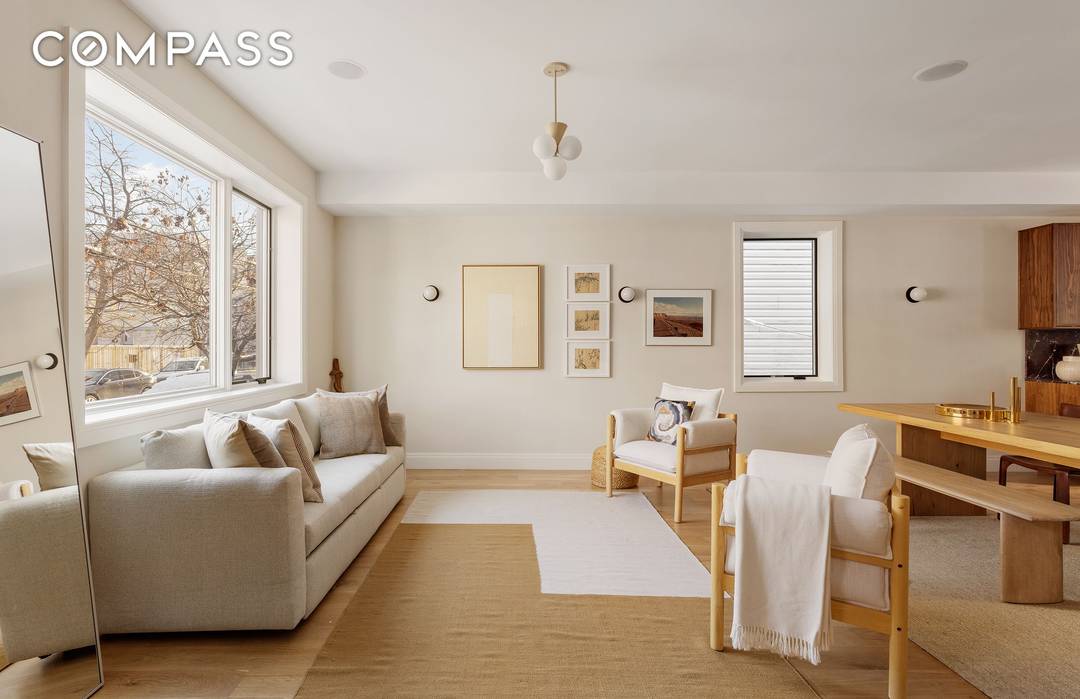 A rare Red Hook townhouse offering two separate residences on one oversized lot, delivering scale, flexibility, and long term value.