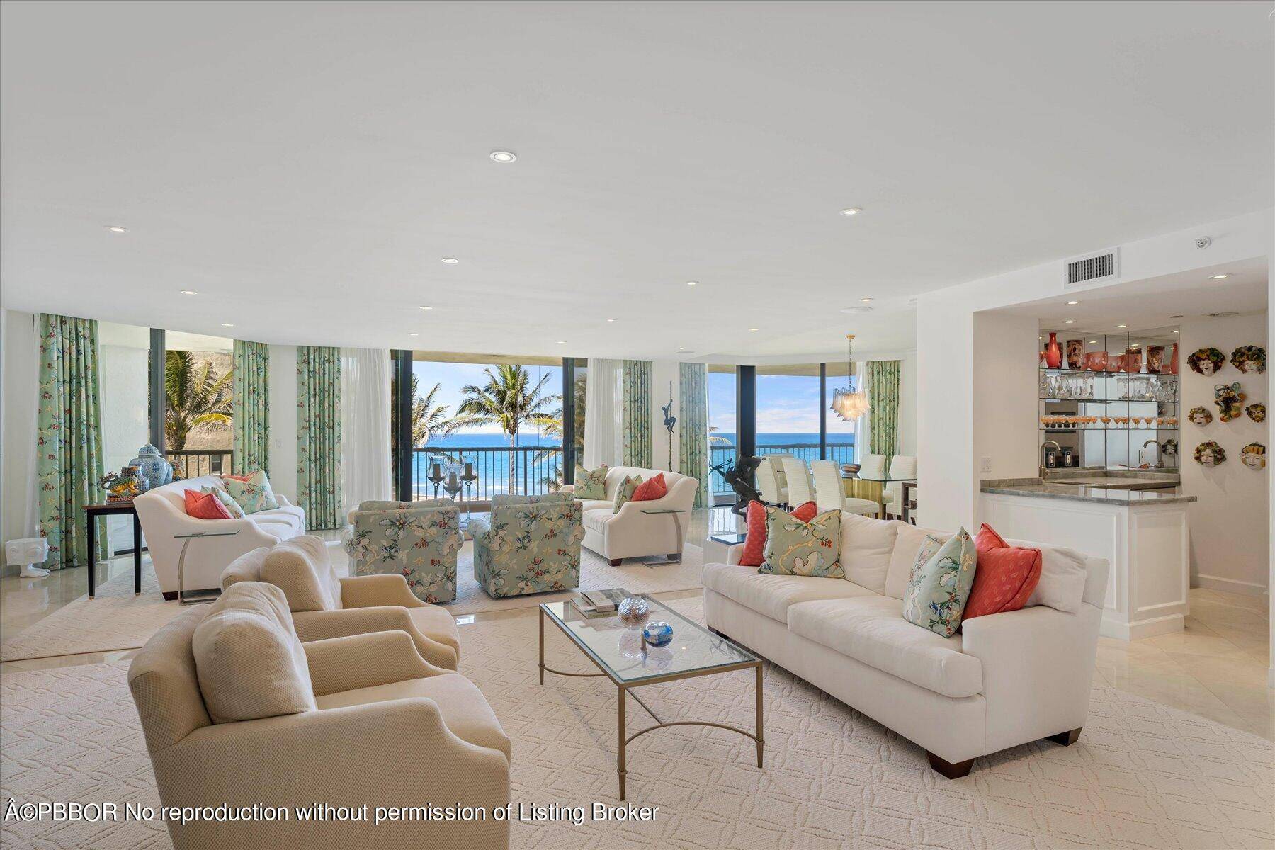 Sensational 3 bedroom 4. 5 baths offering on a high floor with breathtaking wide ocean views in prestigious 2770 is attractively priced to sell.