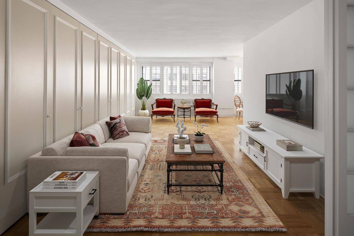 Discover the elegance of Apartment 14i, an exceptional one bedroom residence.