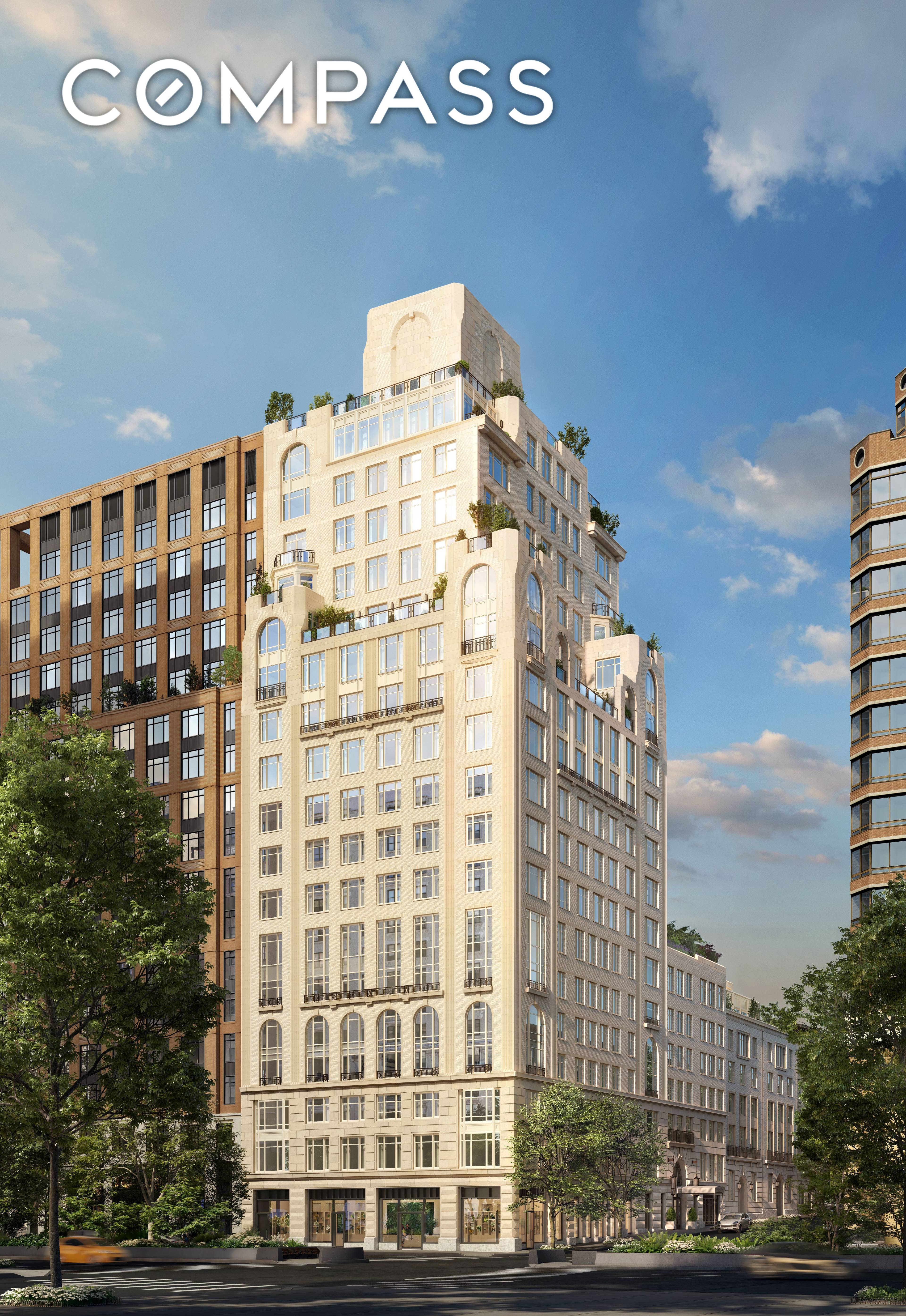 Residence 11W at The Henry is a graciously proportioned five bedroom apartment facing west and south with 11 foot ceilings.