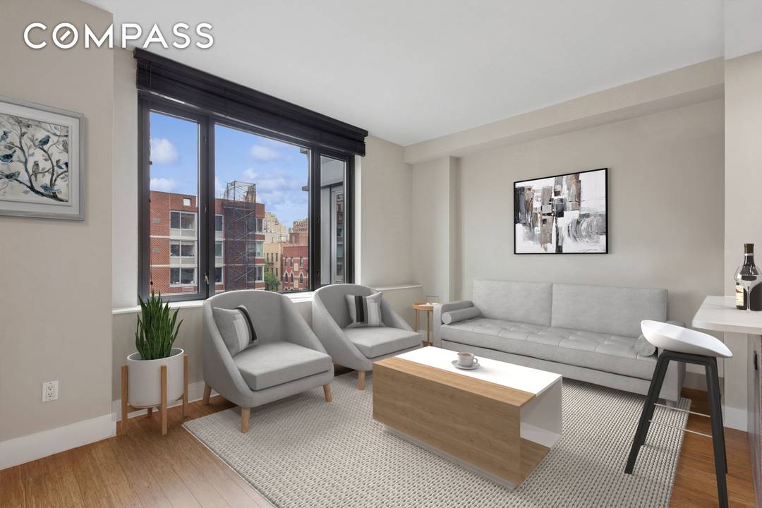 305 W 16th Street 5F in Chelsea offers a truly rare opportunity a high floor one bedroom with iconic Empire State Building views, positioned within a modern, boutique building.