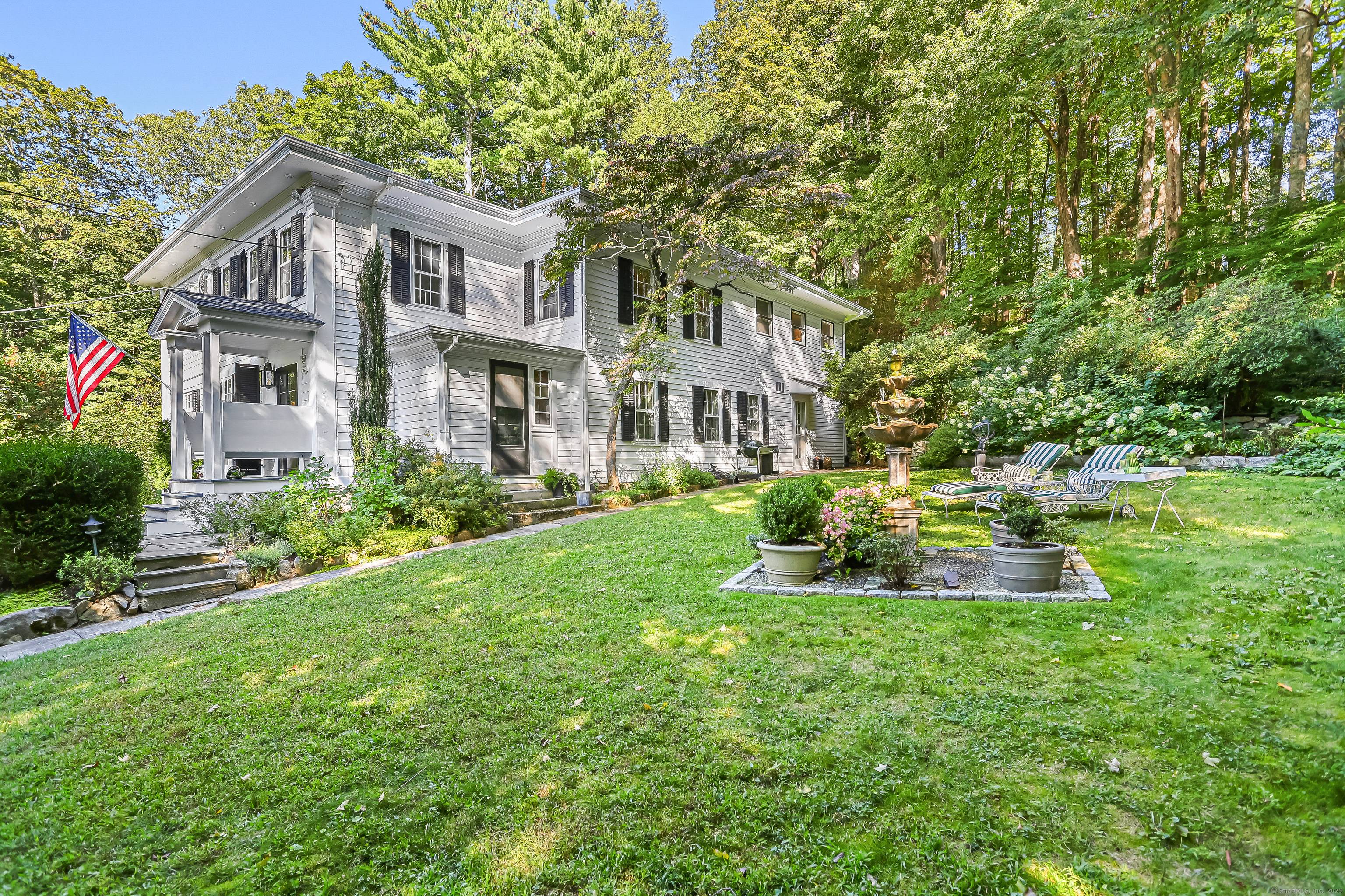 Historic Elegance meets today's lifestyle in this 1845 Antique w 145' of scenic river frontage but not in the flood zone, in Lower Weston.