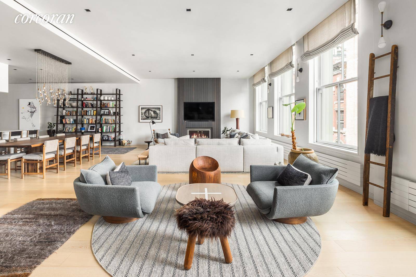 Enjoy astonishing space and light in this 50 foot wide, 3 4 bedroom, 4.