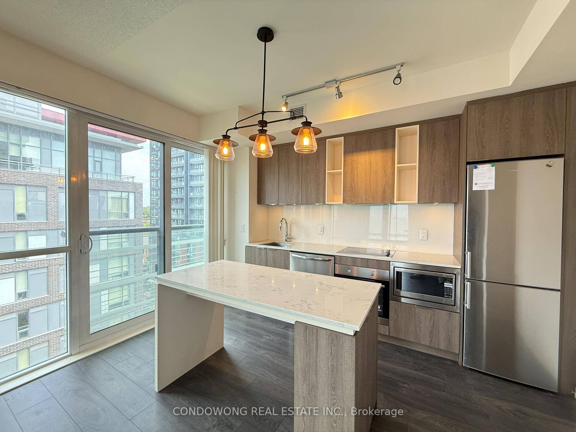 1 Br Northwest Facing Unit, Amazing Finishes And Amenities, Open Concept, Laminate Floors, Stainless Steel Appliances.