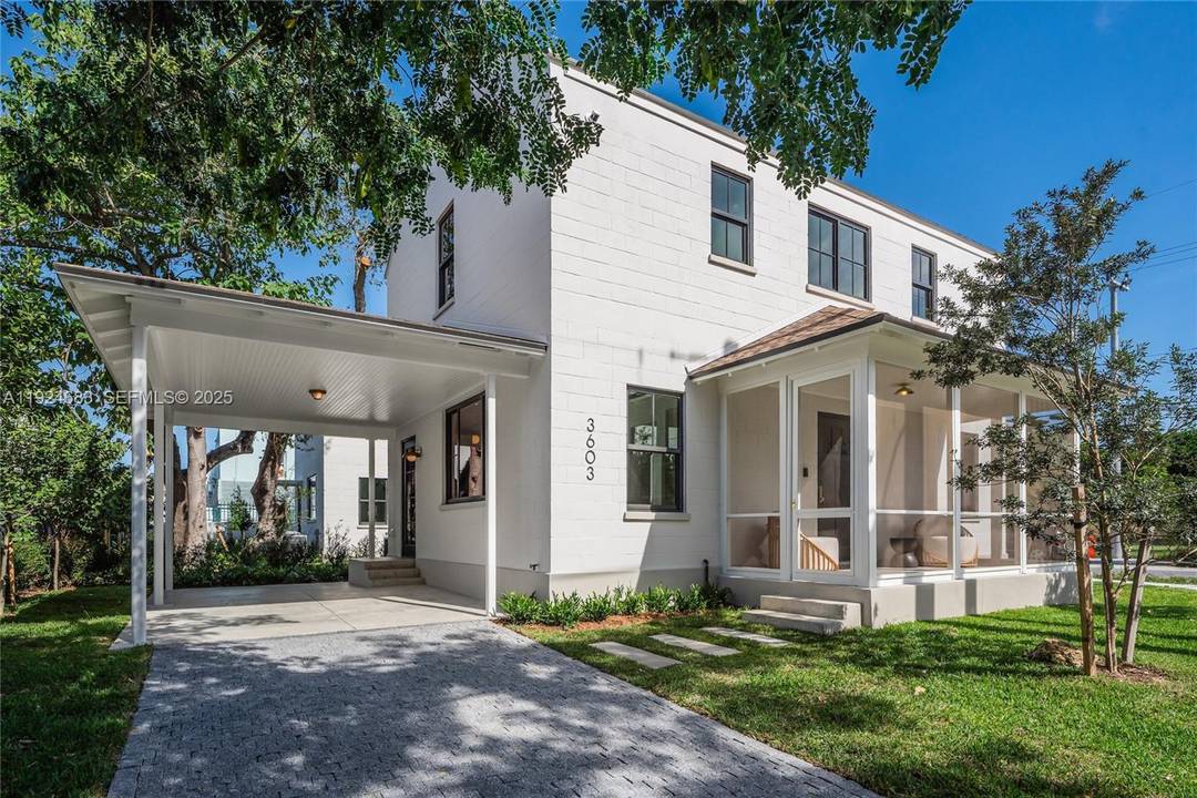 Two NEW construction residences offered together as an income producing opportunity in Coconut Grove.