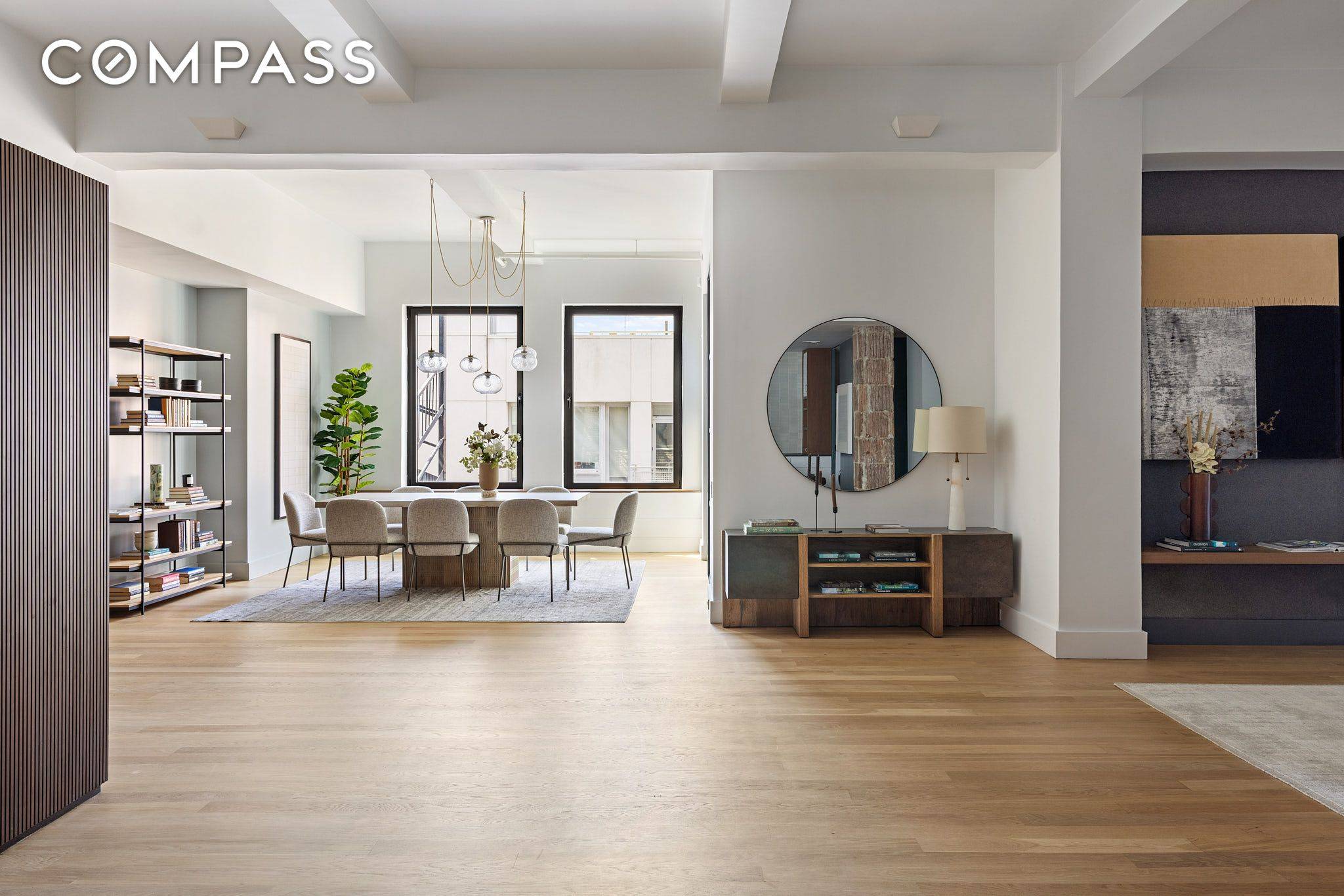 This newly renovated Chelsea loft offers the perfect balance of prewar character and modern design.