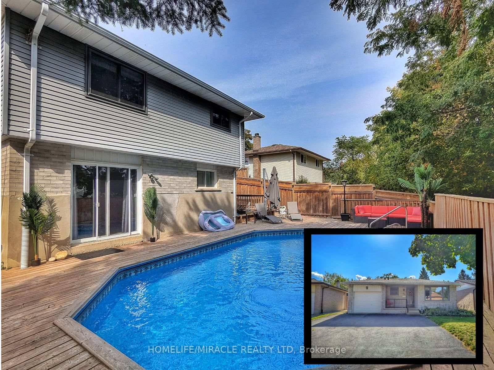 Discover your private oasis in Kitchener's desirable Pioneer Park !