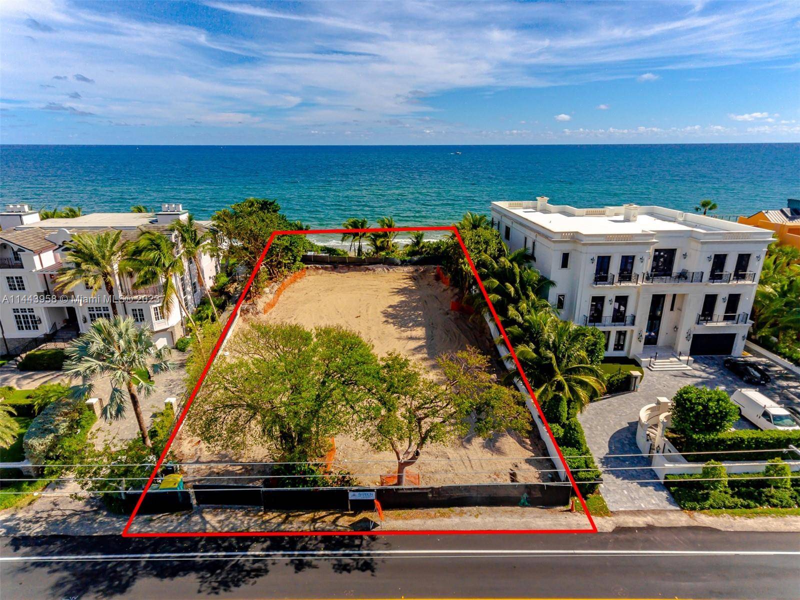 CITY STATE APPROVED PLANS TO BUILD YOUR CUSTOM OCEANFRONT DREAM HOME ON THE OCEAN WITH YOUR OWN PRIVATE BEACH AND A PRIVATE 70 feet DOCK ON THE THE INTRACOASTAL WATERWAY.