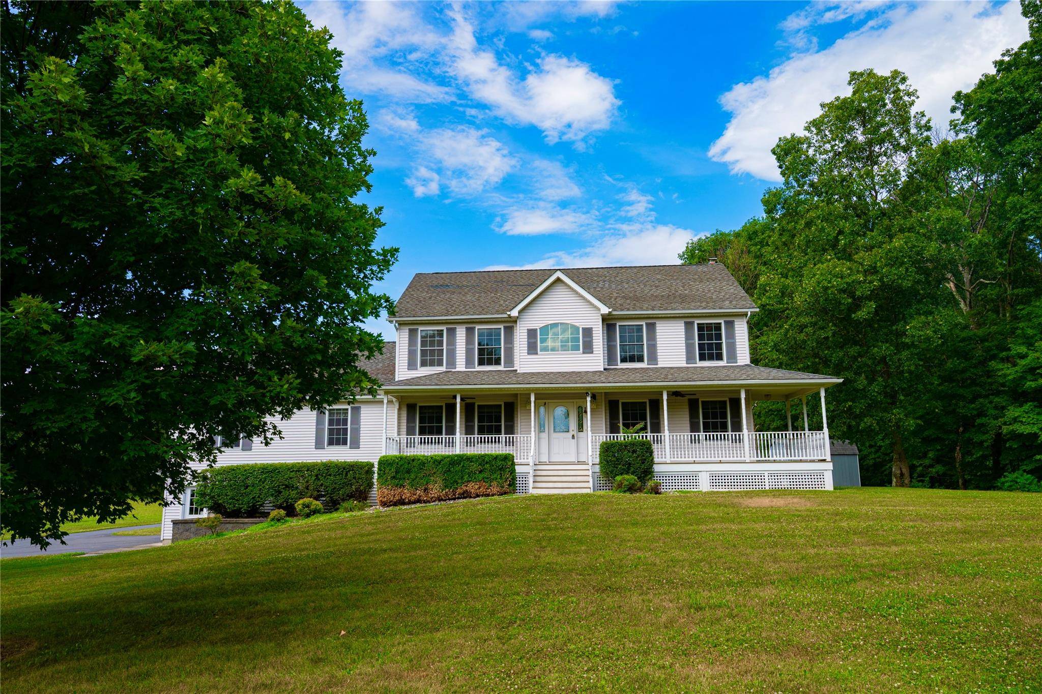Experience the serene lifestyle of Westtown, NY on this quiet and peaceful 10 acre property !