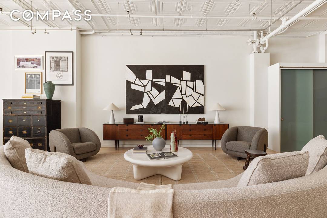 Residence 4A is an extraordinary renovated loft with soaring 12 foot ceiling heights, located at 515 Broadway between Spring and Broome Streets, within a majestic Queen Anne style cooperative loft ...