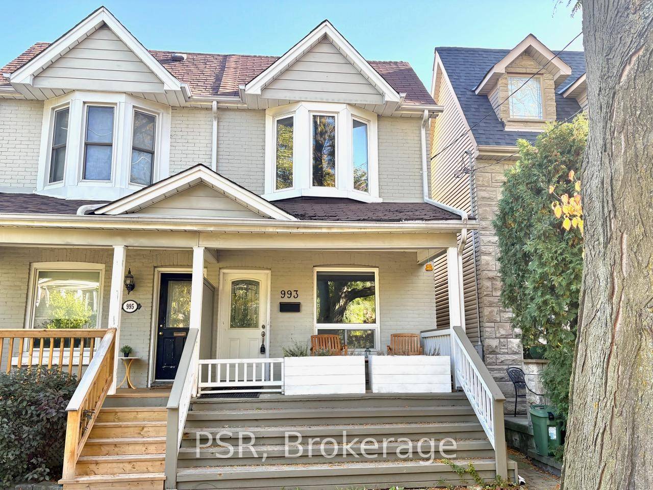 Incredible location on a quiet tree lined street just off the prime stretch of Danforth.