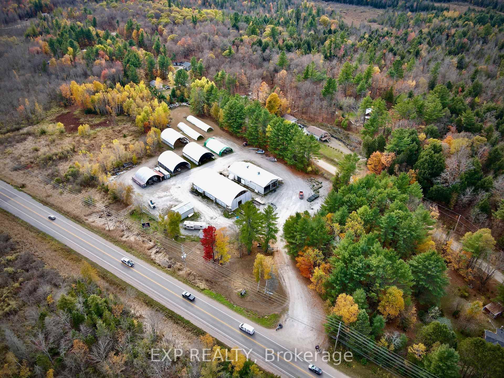 Outstanding high exposure commercial and light industrial property fronting busy Highway 41, offering more than 9 acres of land and approximately 19, 000 sq.
