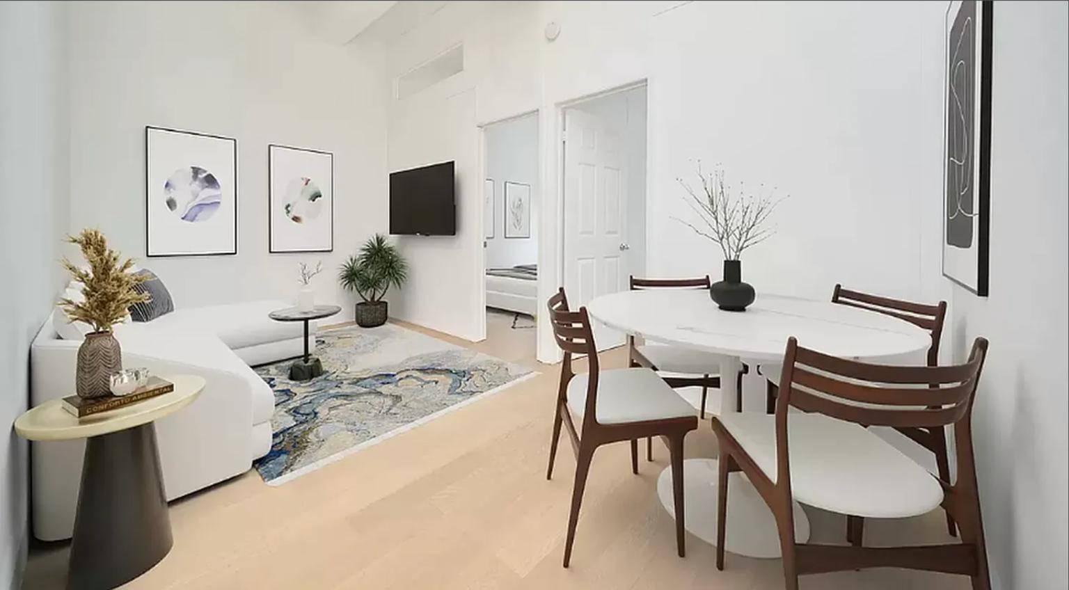 INQUIRE FOR VIDEOAVAILABLE ASAPLive in this large 2BR 1BA apartment with a separate OFFICE SPACE in a pristine ELEVATOR building in a prime Nomad location !