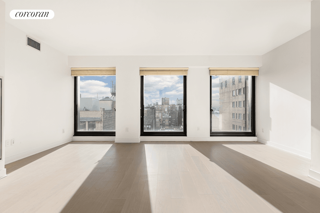 Situated at the crossroads of Flatiron, Chelsea and Union square, residence 1602 is the only floorplan of its kind at 55 West 17th Street.