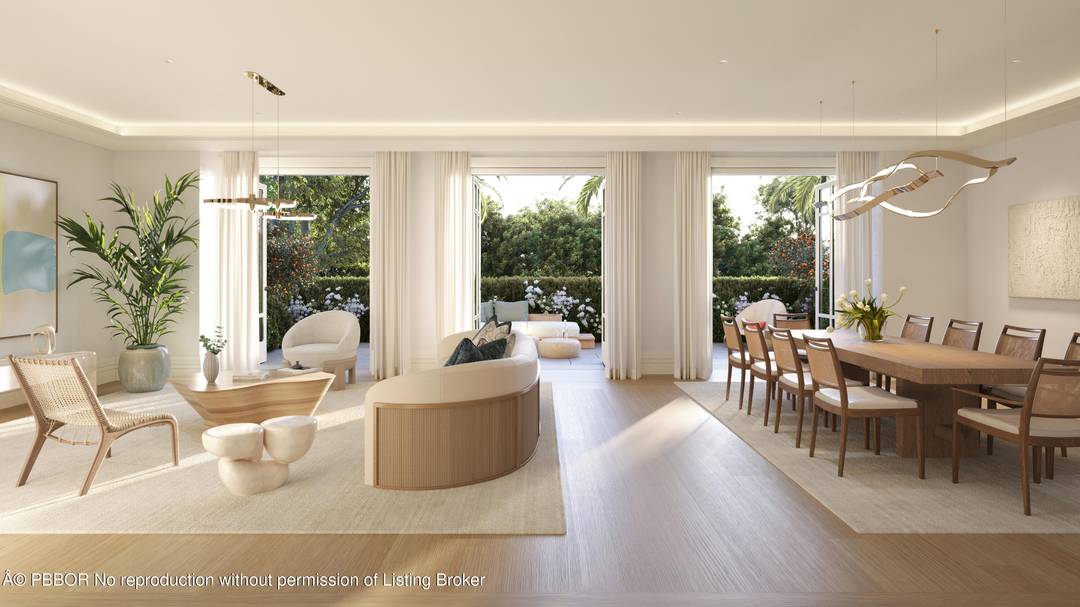 Residence 103 at South Flagler House is a beautifully appointed 2BR, 2.