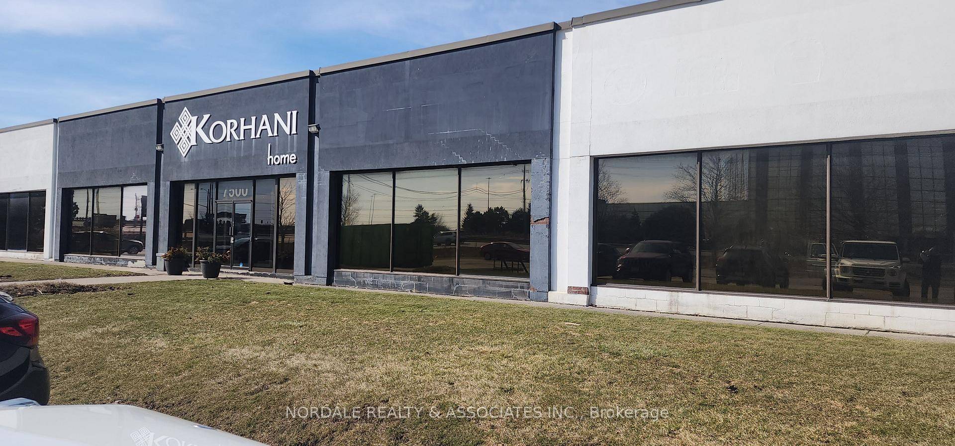 Street Exposure, Large Showroom Office Component, 13 Private Offices with 2 Boardrooms.