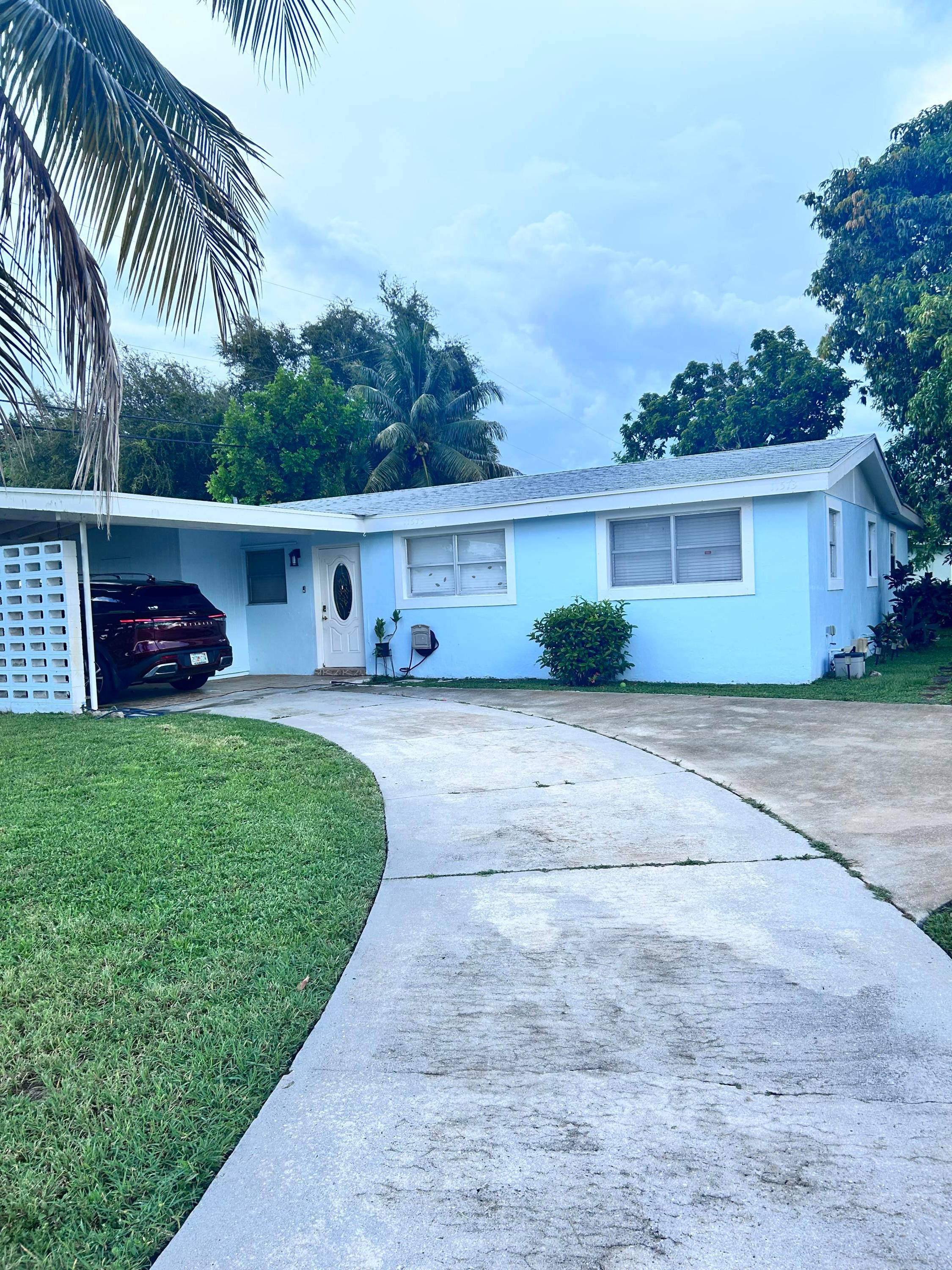 Corner lot property in Royal Palm Beach.