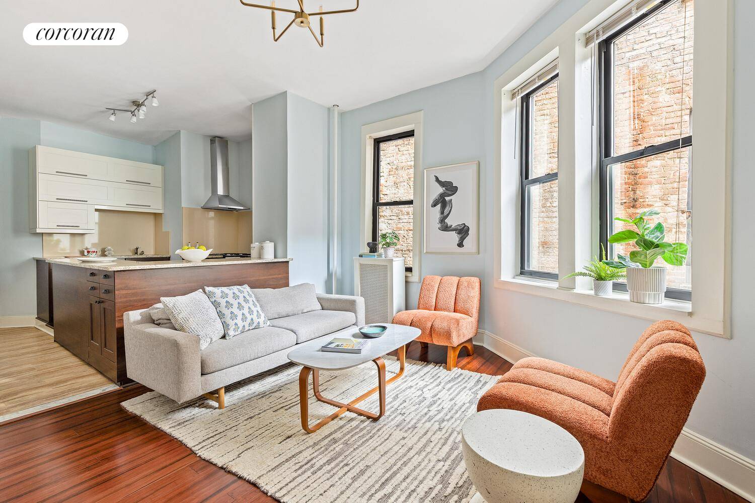 Delightful 1 bedroom home with 10 foot ceilings, six windows, and classic Brooklyn charm in the heart of Cobble Hill.