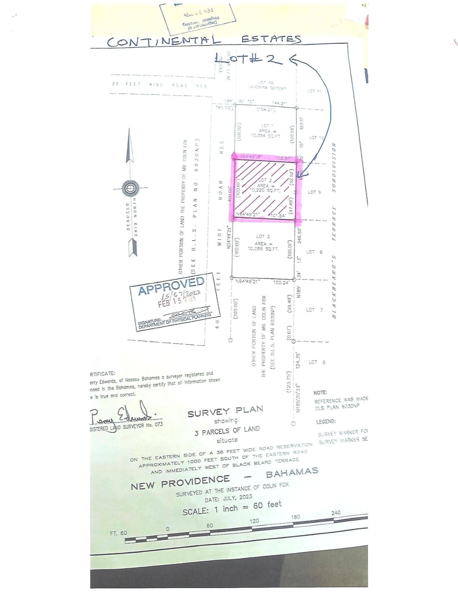 BLACKBEARDS TERRACE LOT#2 Land New-Providence