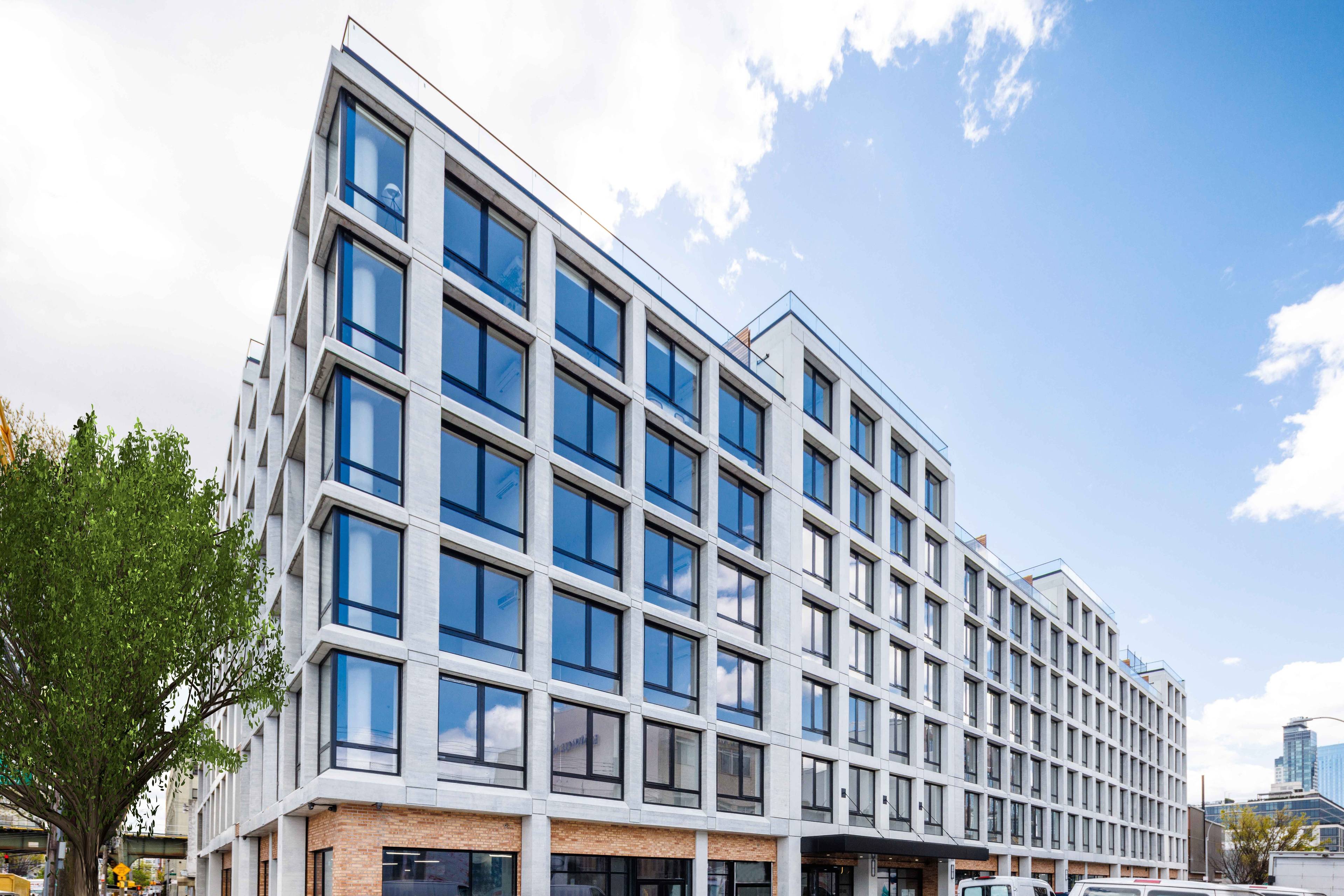 Beautiful one bedroom, one bathroom apartment featuring large closets, matte black and Calcutta finishes, custom tiled bathrooms, and in unit washer dryer.