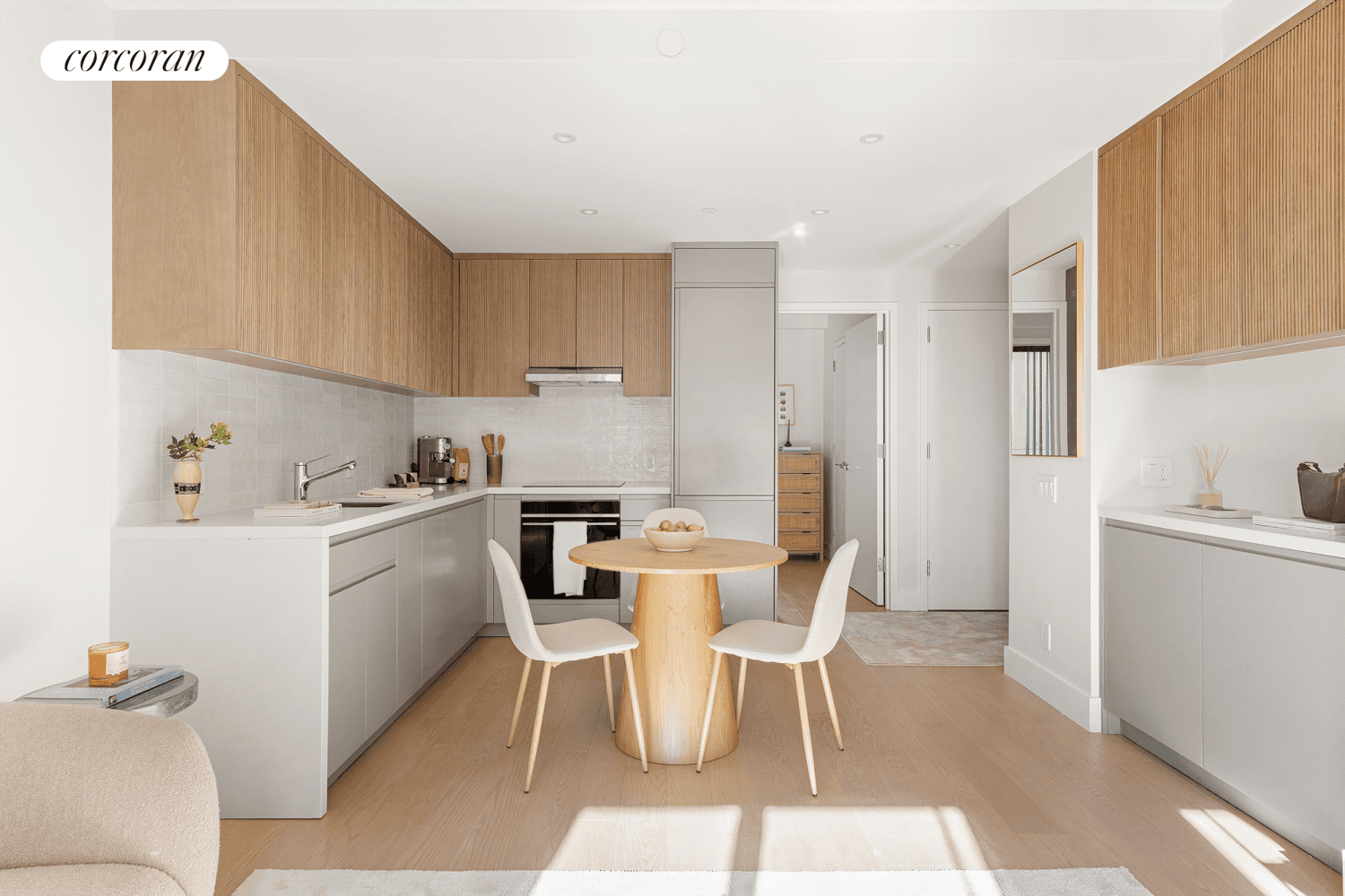 Residence 8B at 601 Baltic available FURNISHED or Unfurnished Two Bedrooms Two Bathrooms Thoughtfully designed, meticulously executed.