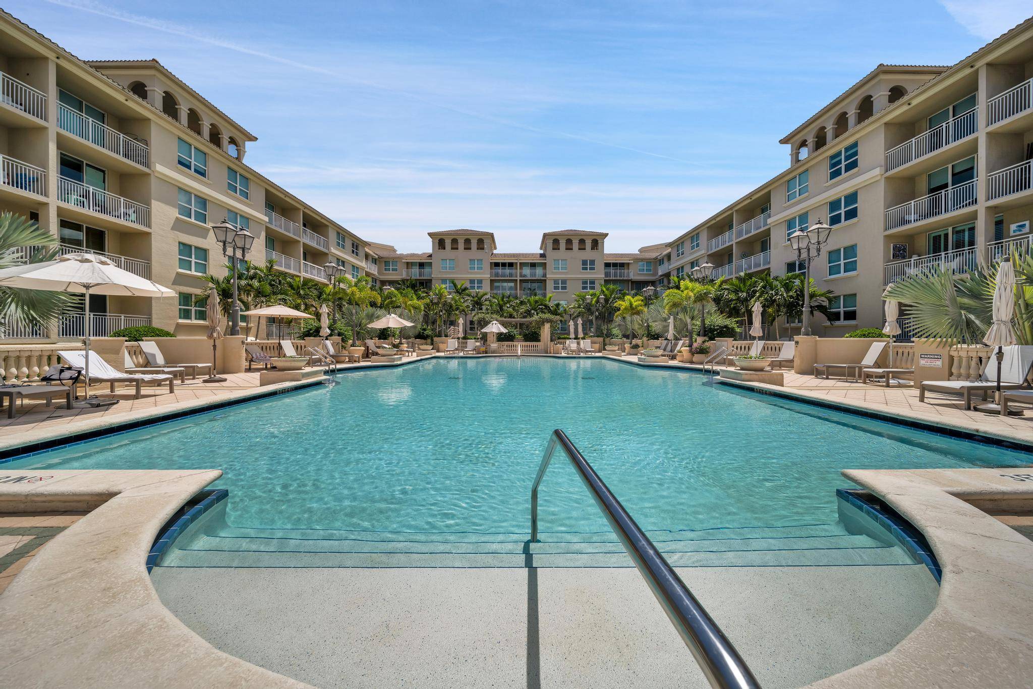 Stunning luxury condo in desirable Palmetto Place in downtown Boca Raton.