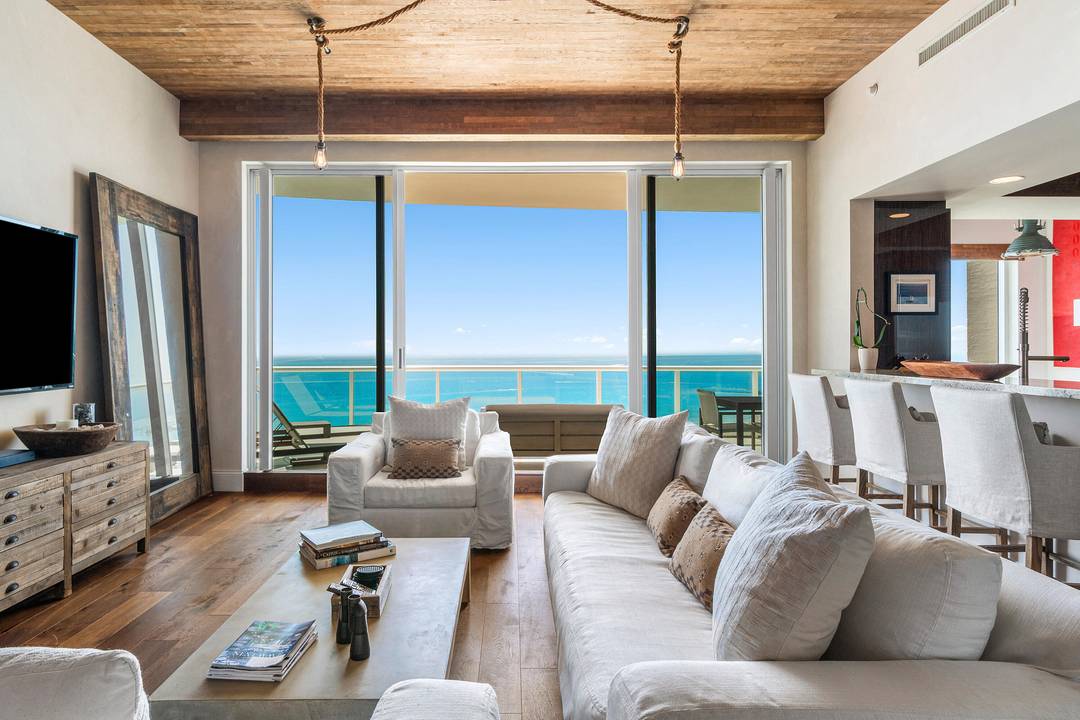 Penthouse residence at the Ritz Carlton Singer Island available turnkey for seasonal or longer term lease.