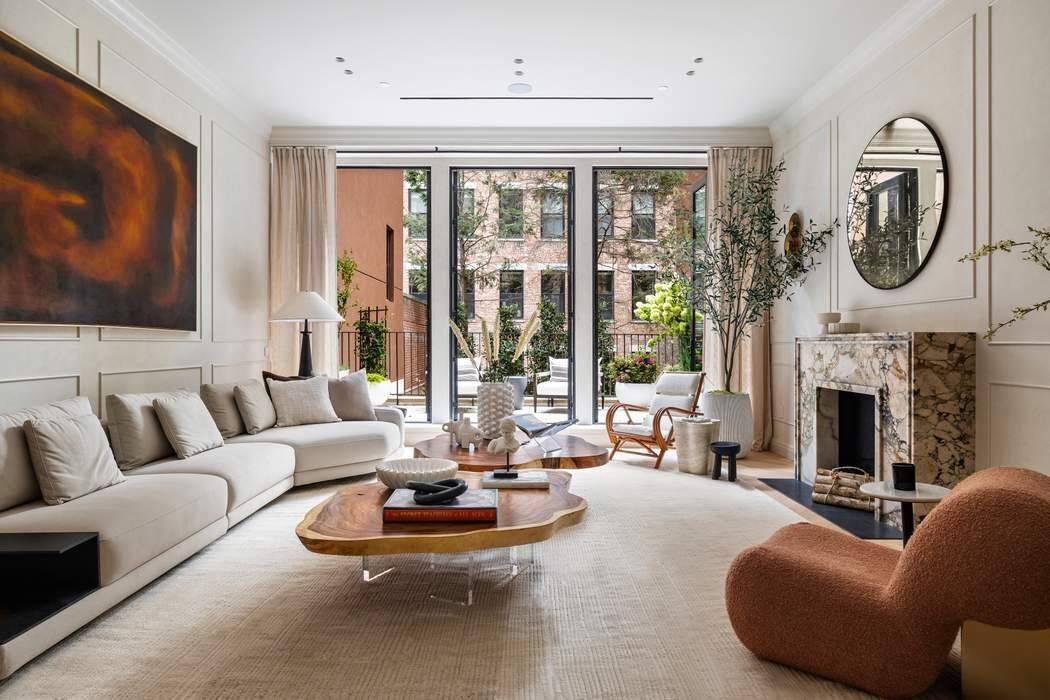 Located on one of Greenwich Village s most bucolic tree lined streets, this stunning 21 foot wide 6 story townhouse is noteworthy for its elite Gold Coast location, painstaking three ...