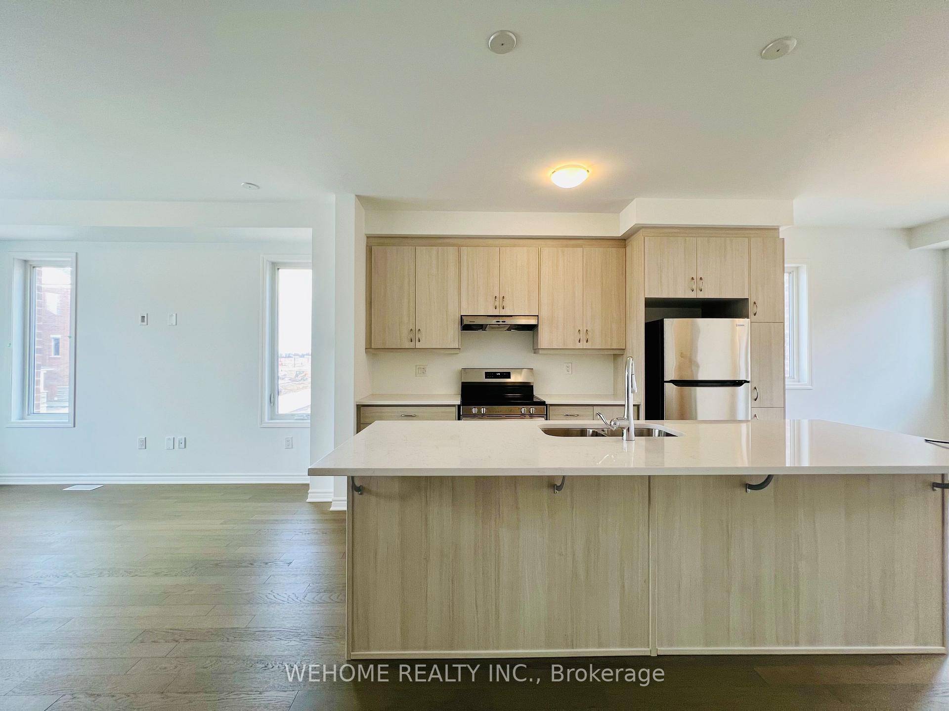 Brand new end unit townhouse built by Mattamy Homes with a double car garage and 1, 927 sq.