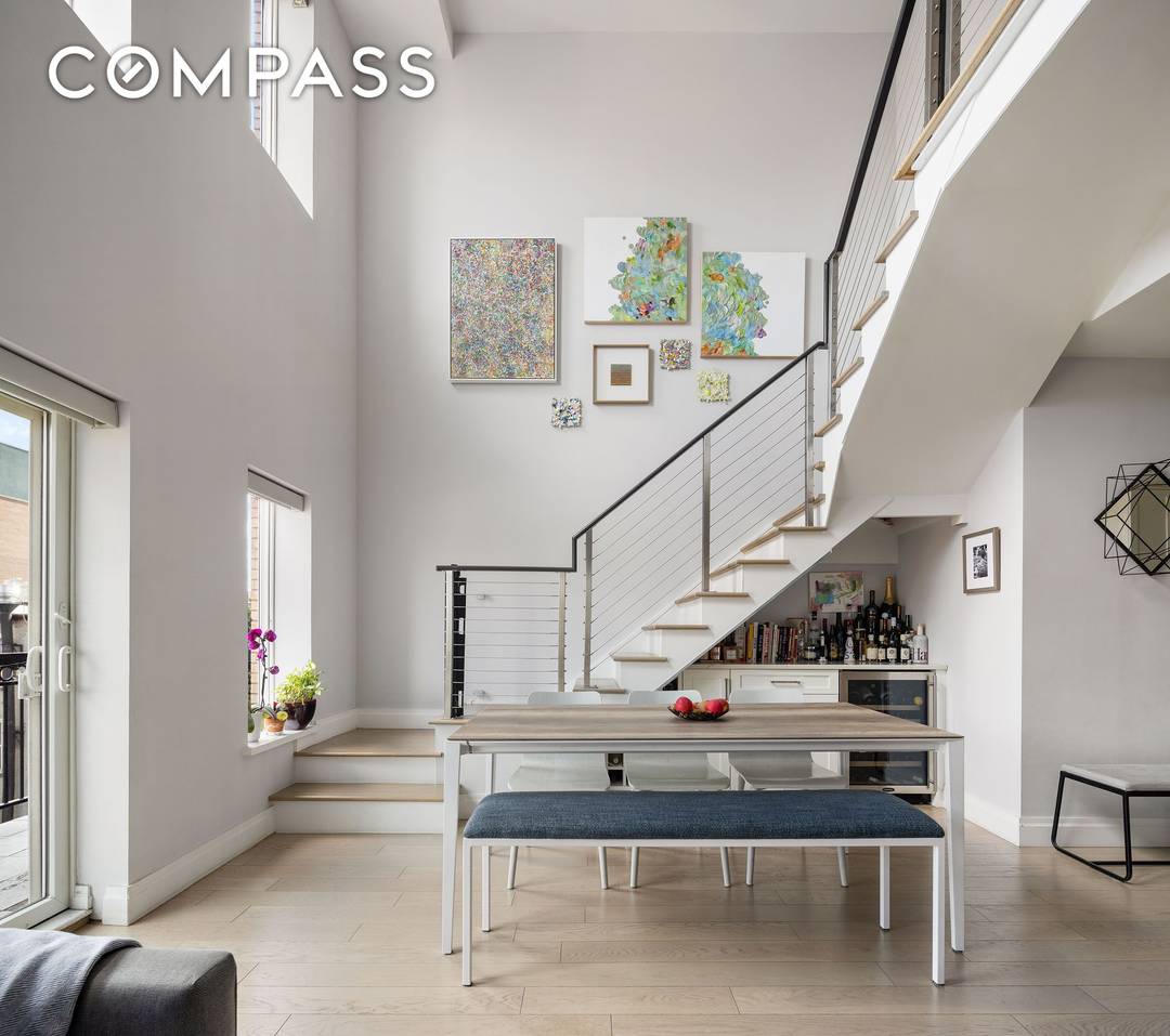 Welcome to a exquisite penthouse retreat in one of Brooklyn s most sought after neighborhoods, this duplex gem offers a rare combination of soaring space, incredible light, and premier outdoor ...