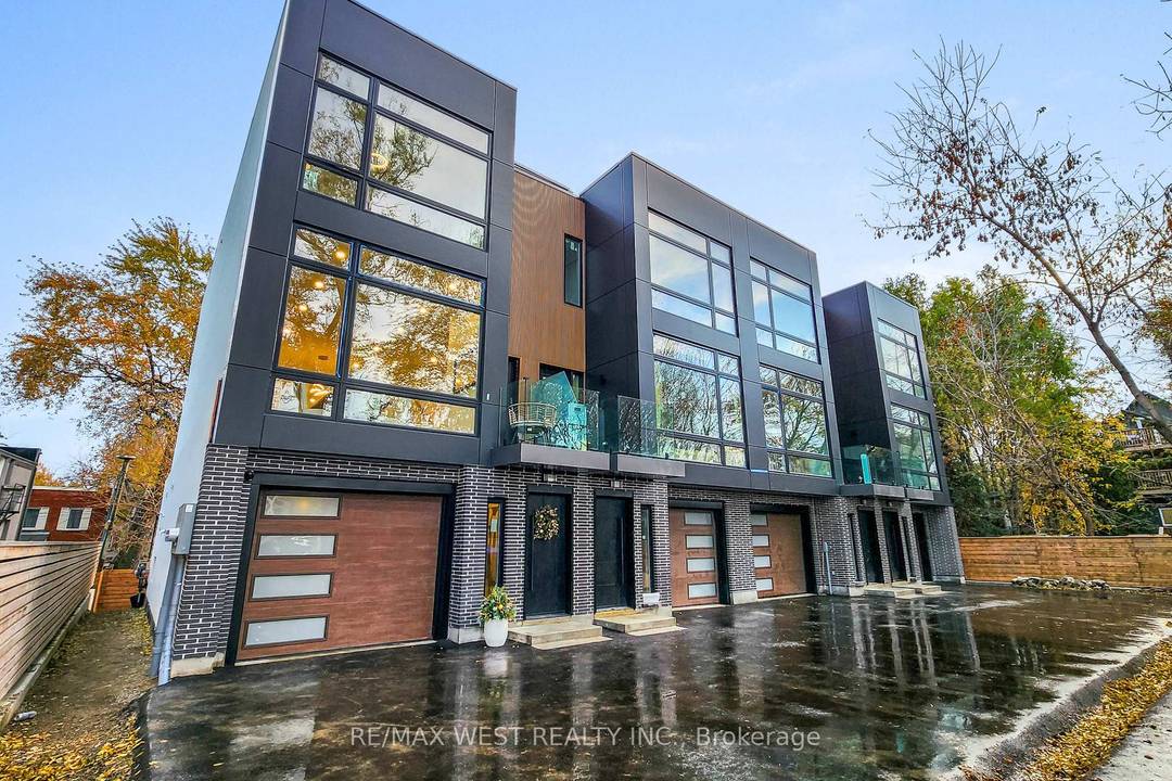 Welcome to 2639R Dundas St Unit 2, Newly built 2600 Sq Ft sophisticated luxury townhouse tucked just behind Dundas on a private lot, exclusive complex of ONLY4 UNITS.