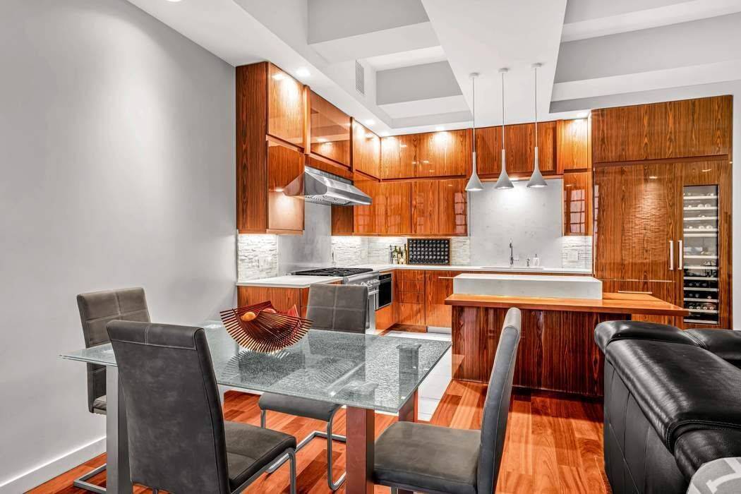 Spanning approximately 1, 100 square feet with soaring 12 foot ceilings, this oversized one bedroom at The Armory, combines dramatic loft proportions with modern upgrades and full service living.