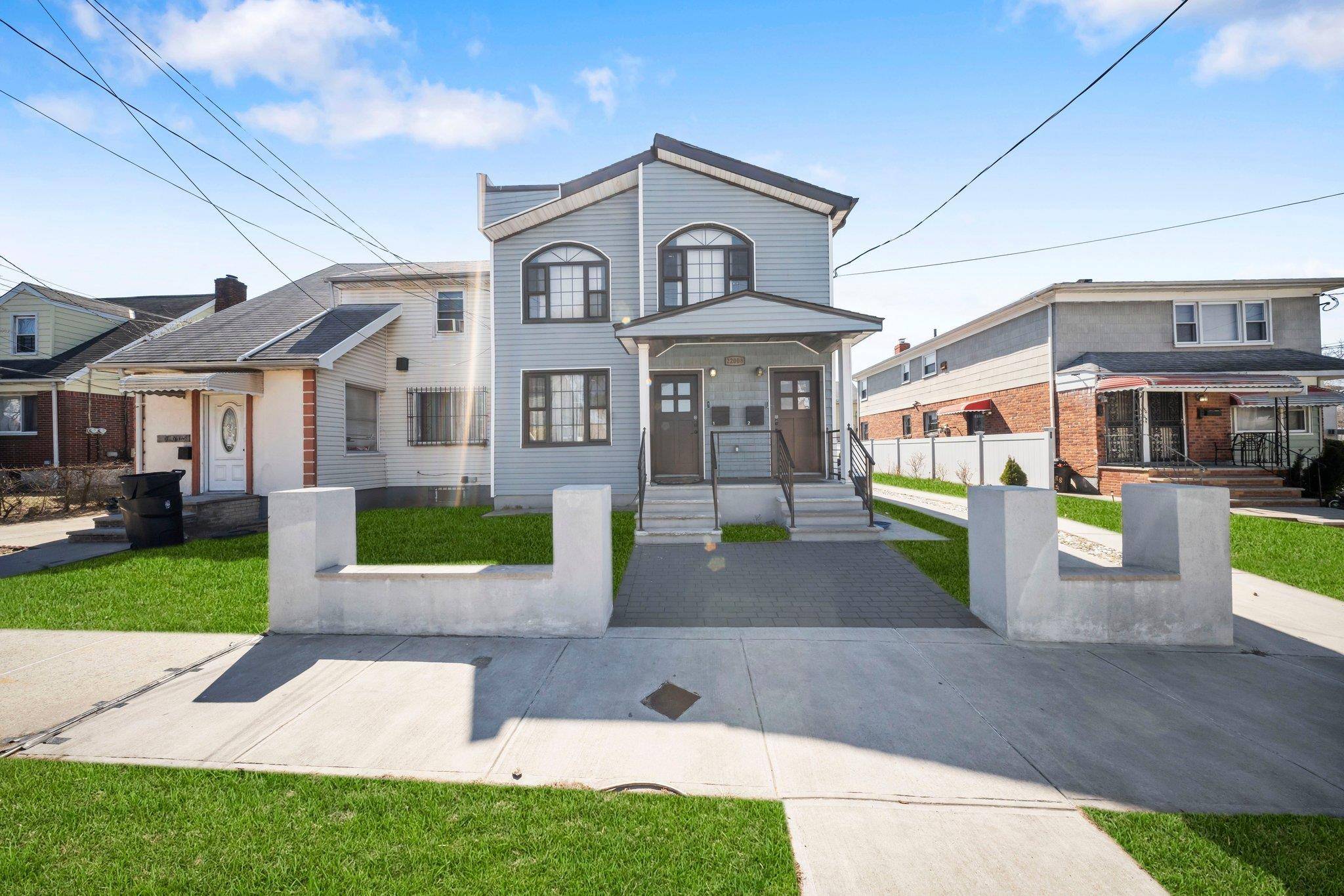 Welcome to this exquist two family home in the quiet area of Springfield Gardens, newly constructed in the year 2020.