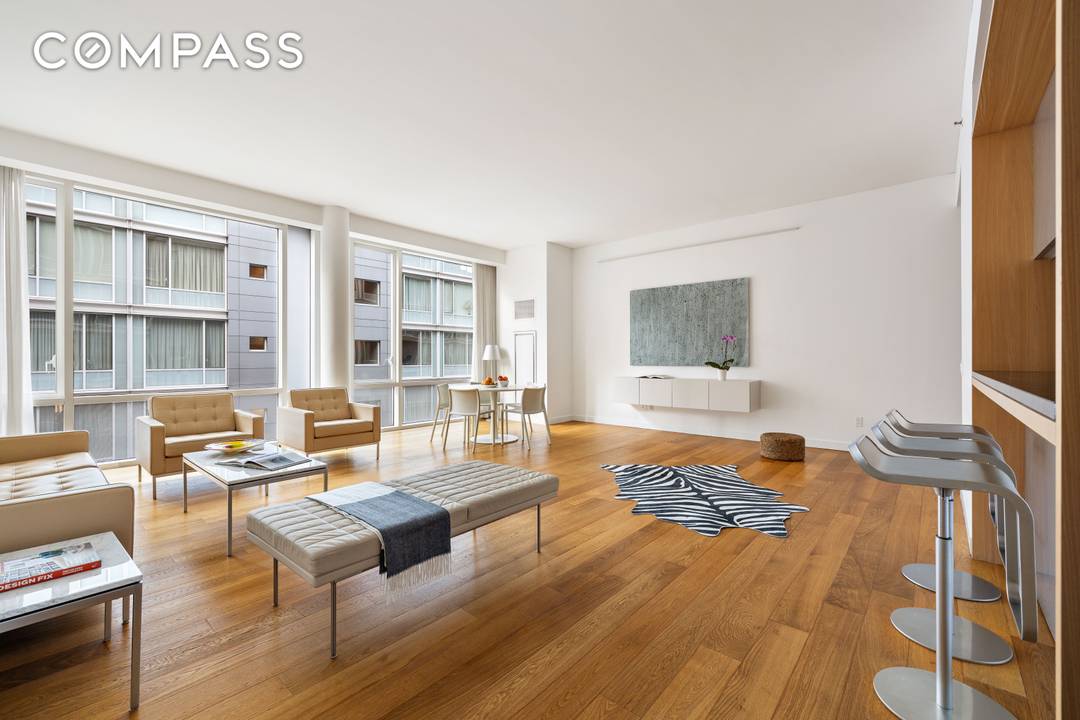 This pin drop quiet, sunny, and spacious apartment at the coveted Soho Mews epitomizes the perfect blend of contemporary design and classic urban living.