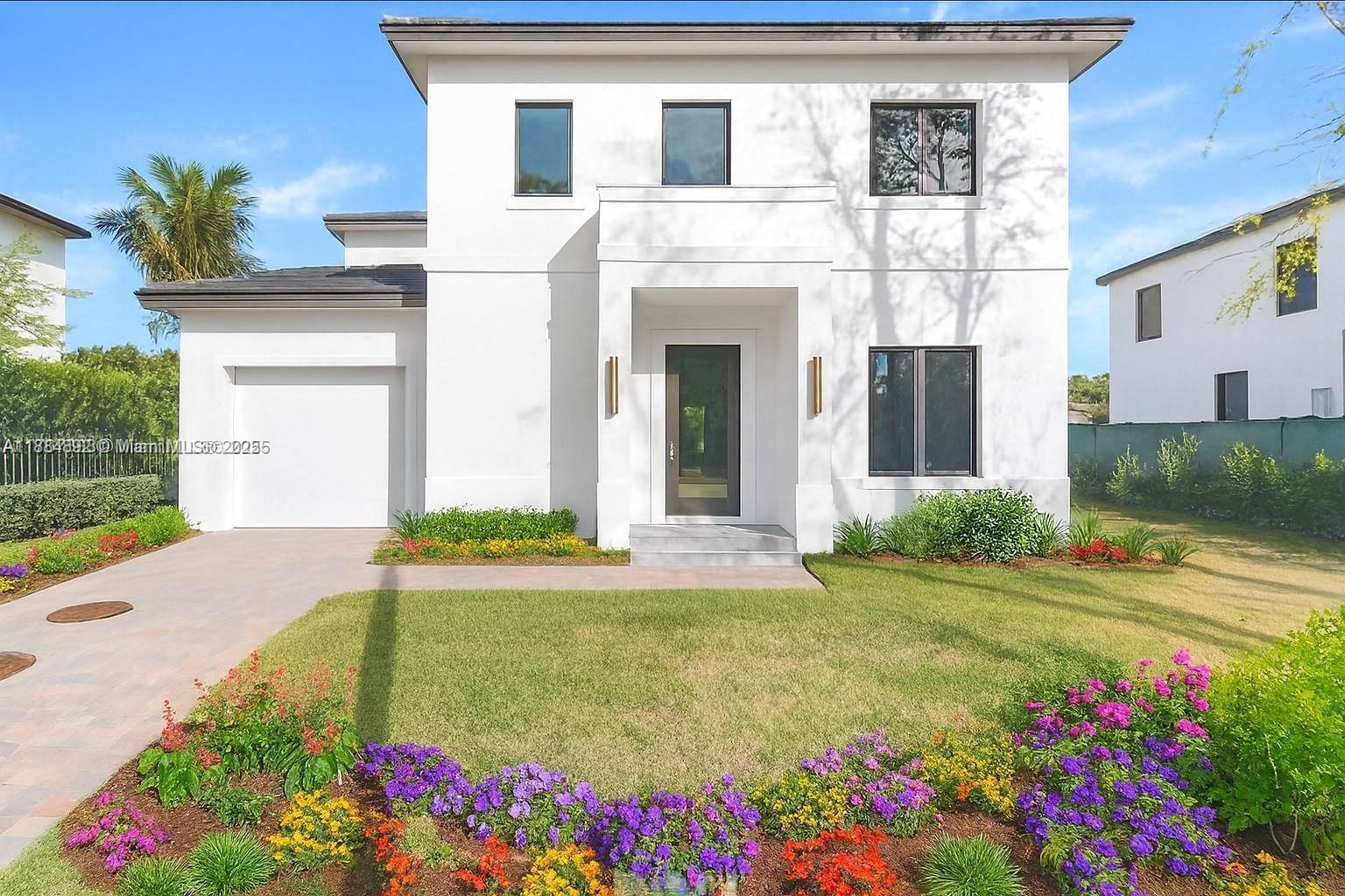 Presenting a stunning newly built residence in the prestigious City of Coral Gables, just completed and ready for immediate occupancy.