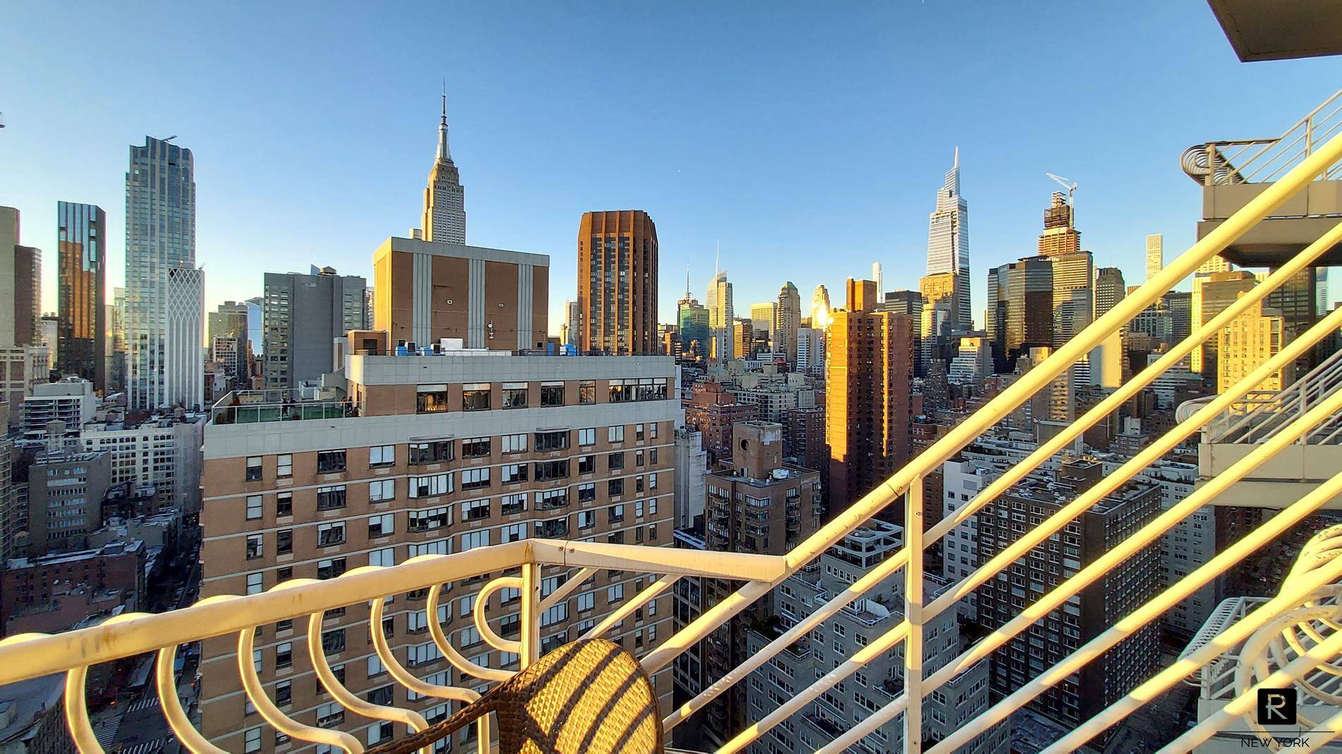 Lux Full Service 24 HR DM Condo 2 Bed 2 Bath Balcony Steps to Trader Joes Featuring In Unit Vented W D with Dazzling Postcard Views of the Iconic Manhattan ...