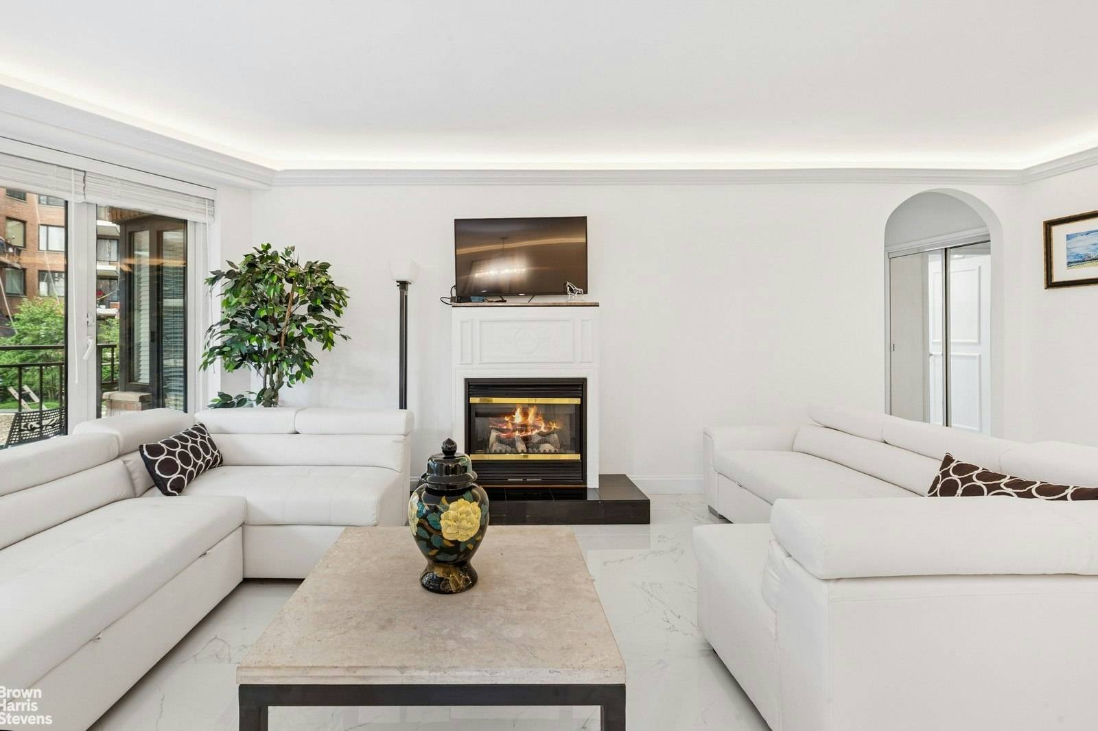 This spectacular, oversized one bedroom with 1.