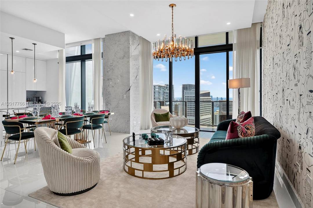 Experience the most stunning PH at Rise at Brickell City Centre featuring sophisticated designer upgrades throughout.