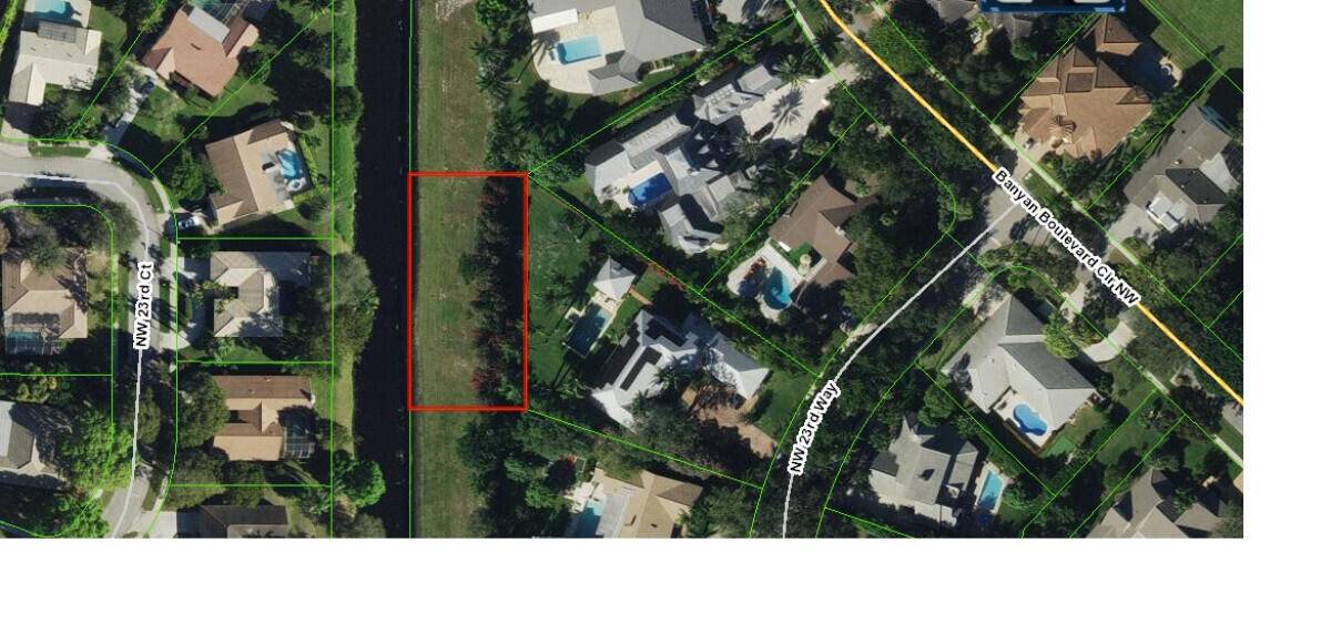 vacant lot for sale. the land has easement no constriction, there is no roadMunicipality BOCA RATONZoningR 1 C RESIDENTIAL LOW 0.