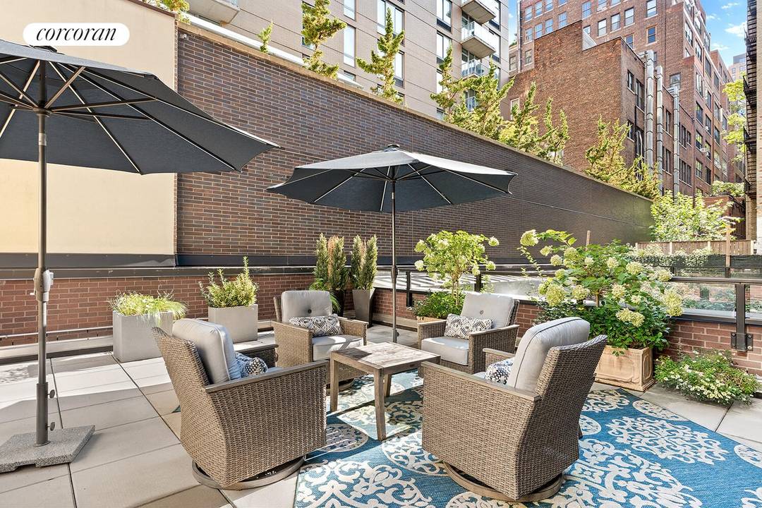 Find your sanctuary in the city with your own private fully landscaped 826 SF terrace at The Seymour !