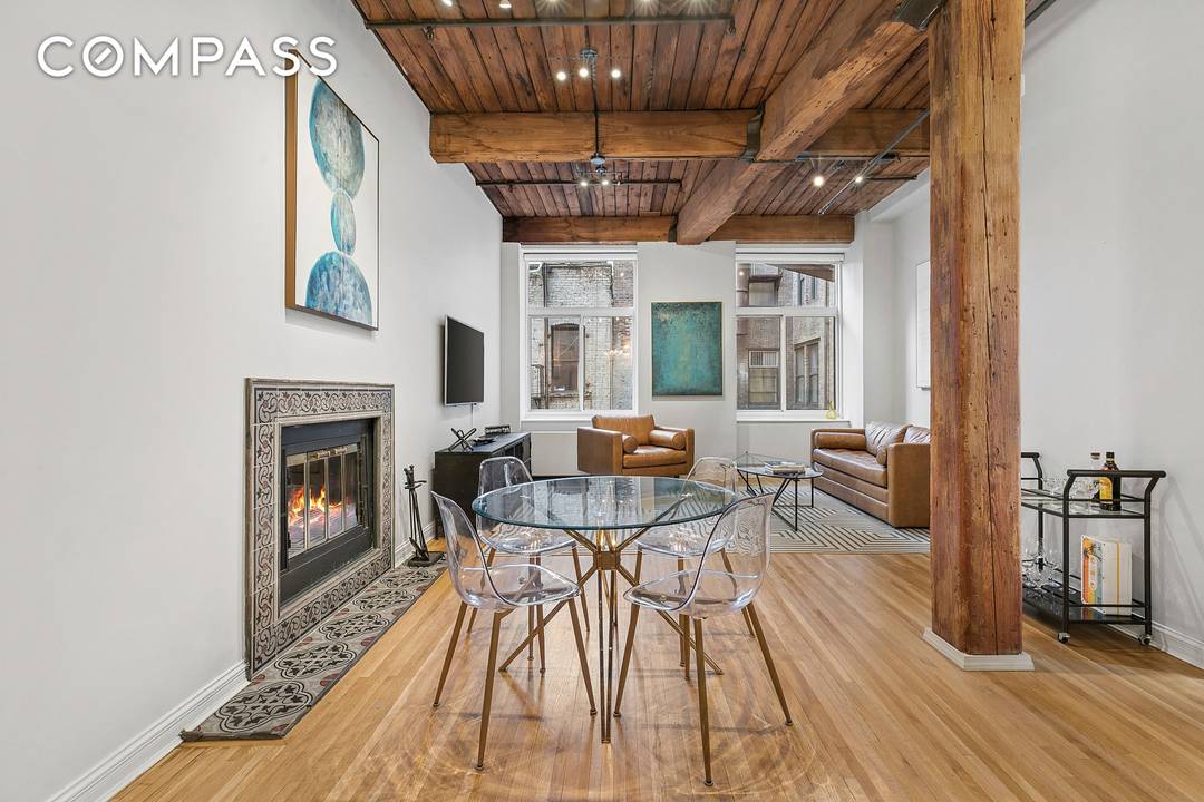 Meticulously renovated Gramercy loft in Gramercy Habitat, a former 1920 s pre war brewery converted to loft condominium residences.
