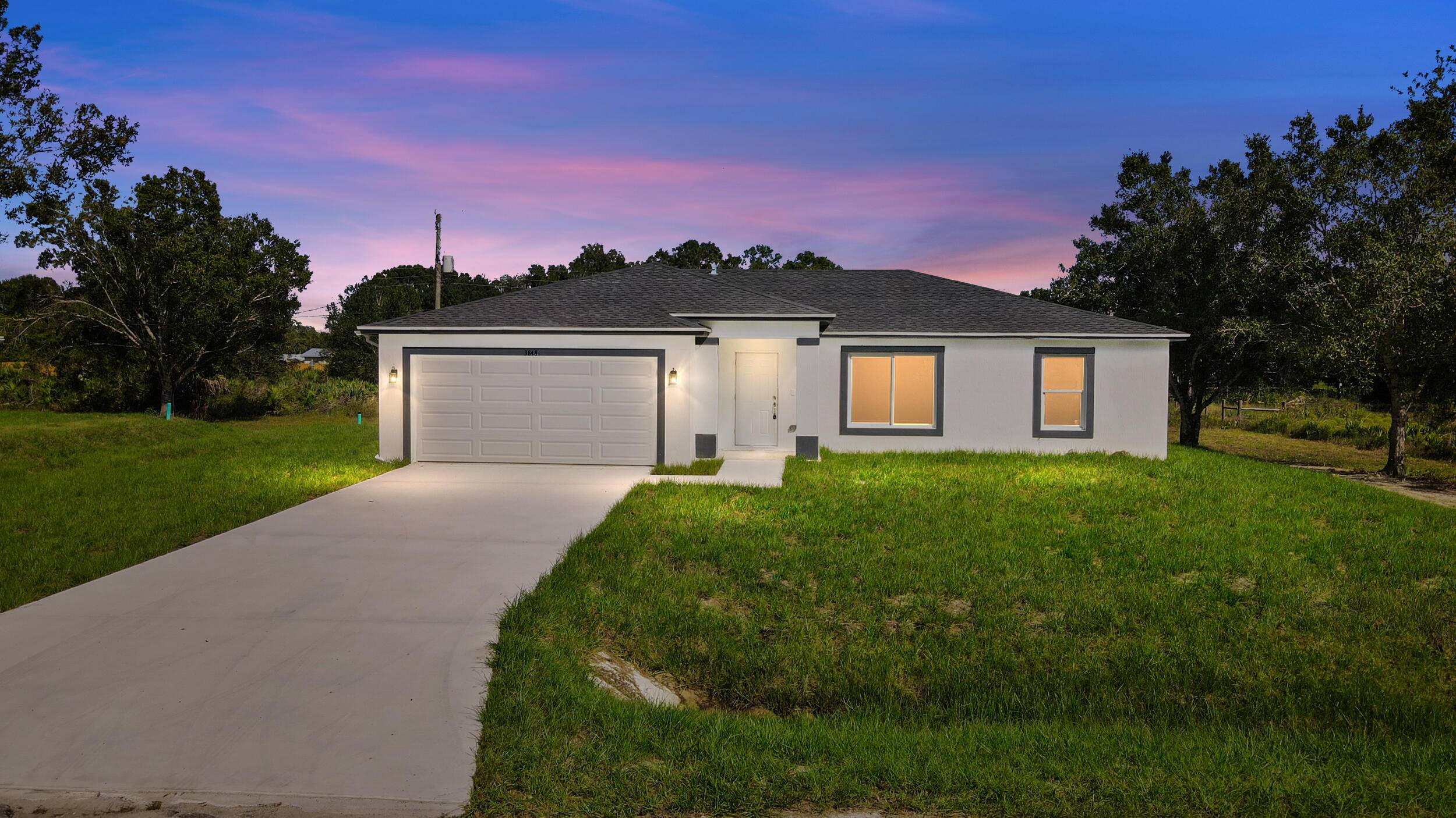 Just completed brand new 2025 construction in the Basswood community.