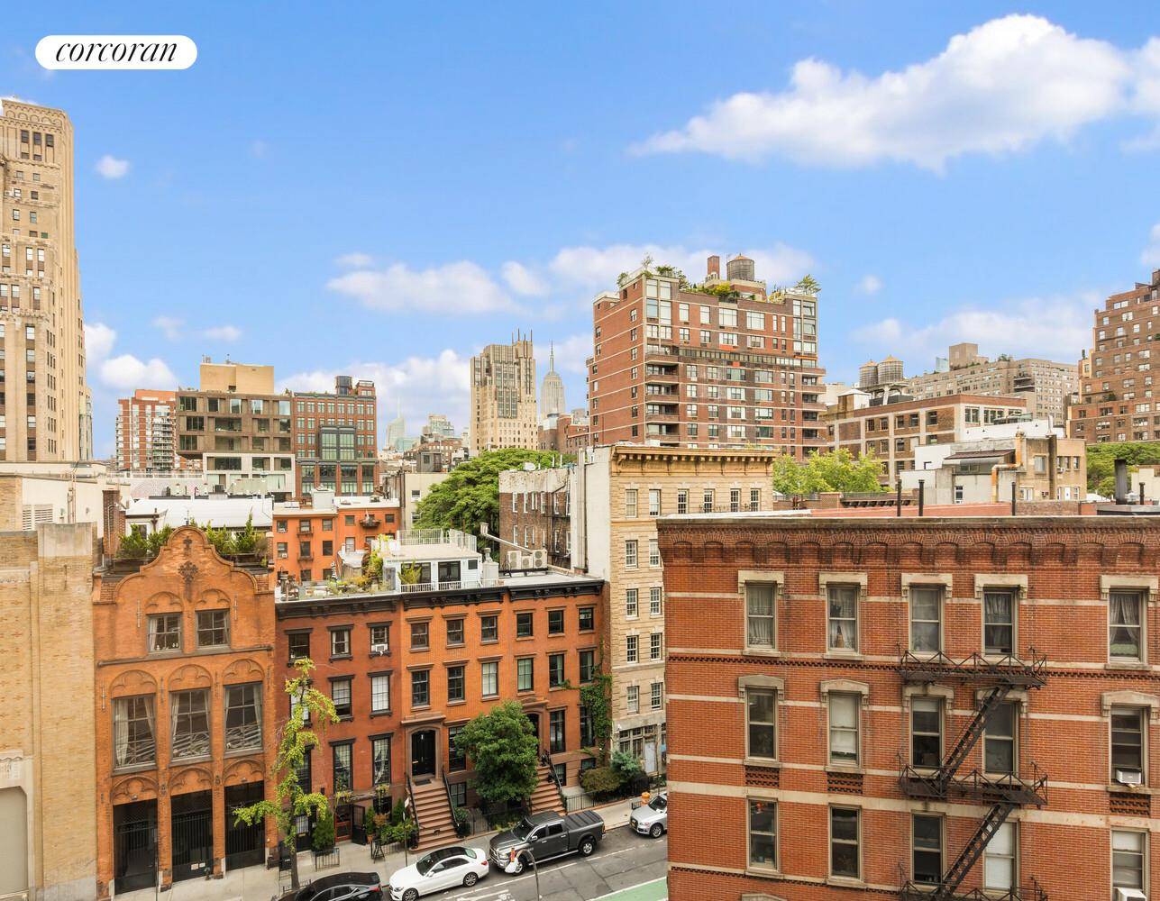 Welcome to 2 Horatio Street, Apartment 7C, a charming pre war studio residence with extraordinary views located right in the heart of the West Village !