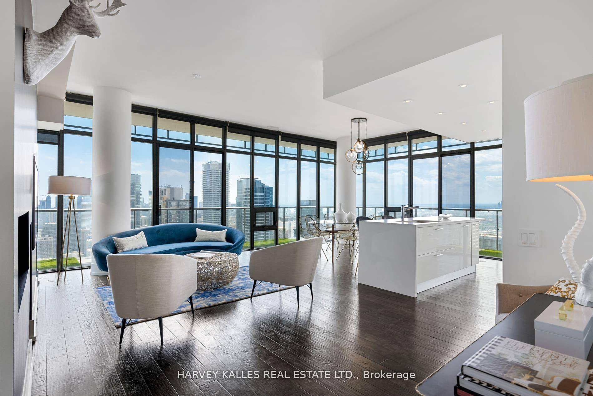 Spectacular opportunity to live in this breathtaking 2 bedroom den penthouse unit in the heart of the Church Yonge Corridor, with 2 full bathrooms, a huge 500 sq ft wraparound ...