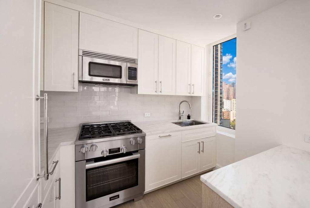 Call Marie to experience a BRAND NEW sun filled corner one bedroom offering open city views and a thoughtfully designed 748 SF layout.