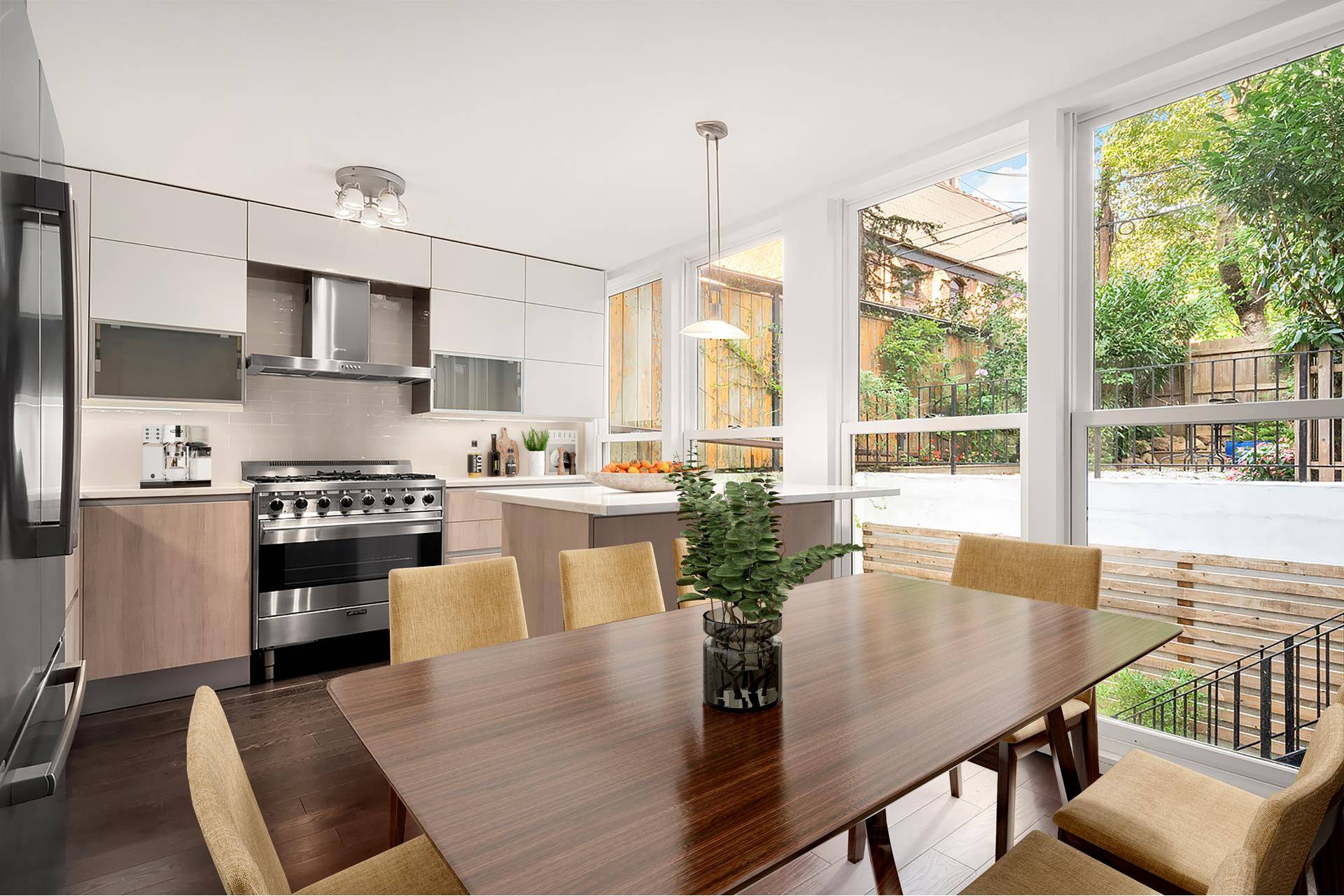 Please noteTaxes are 0J51 Abatement commenced in 2018Welcome to 239 Carlton Avenue, an exquisite 25' Greek Revival townhouse nestled on one of Brooklyn's most coveted blocks.