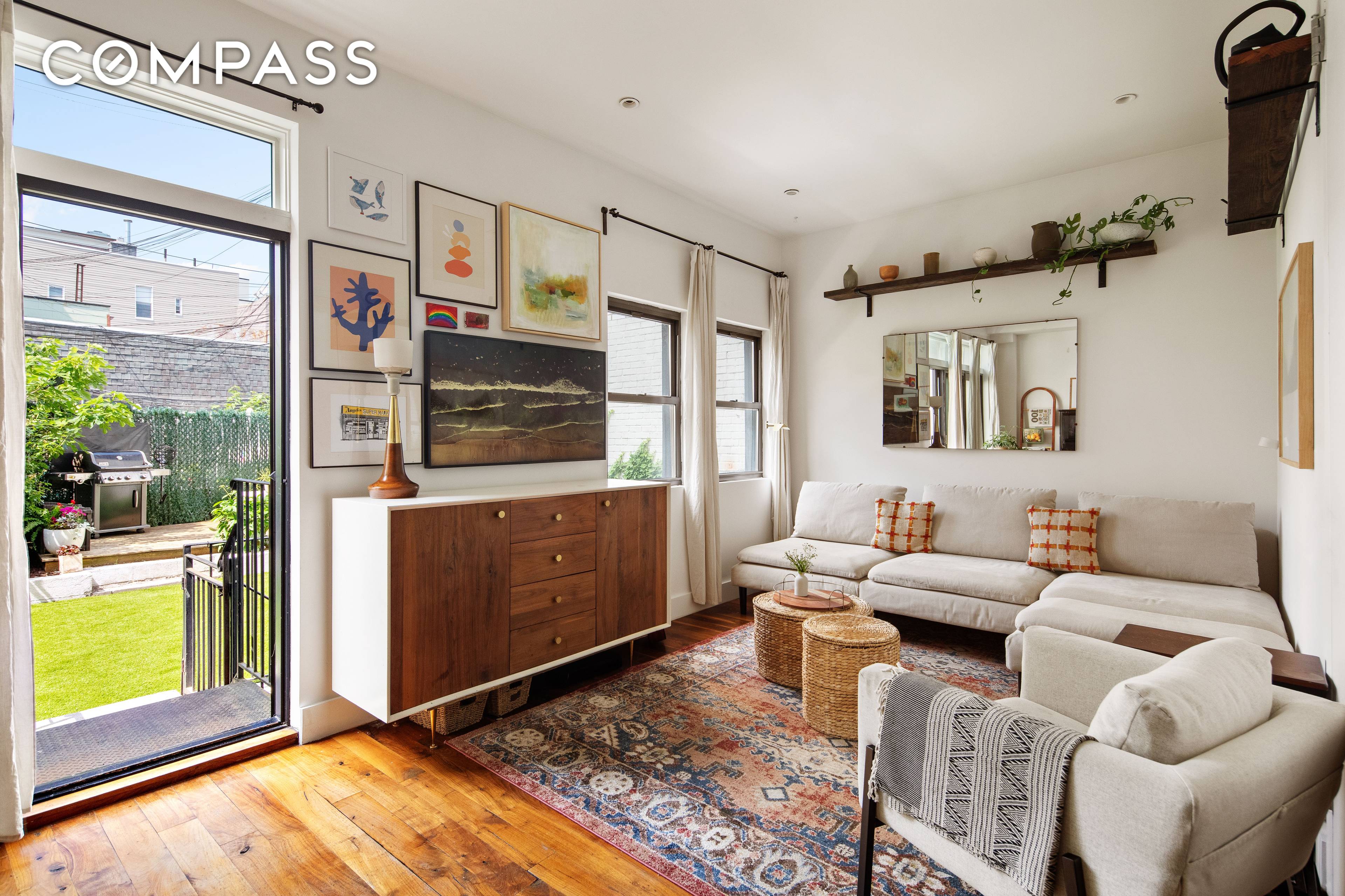 Indoor Outdoor Living in the Heart of Williamsburg An exceptional three bedroom duplex with not one, but two private outdoor spaces, apartment 1 at 161 Jackson Street is tailor made ...