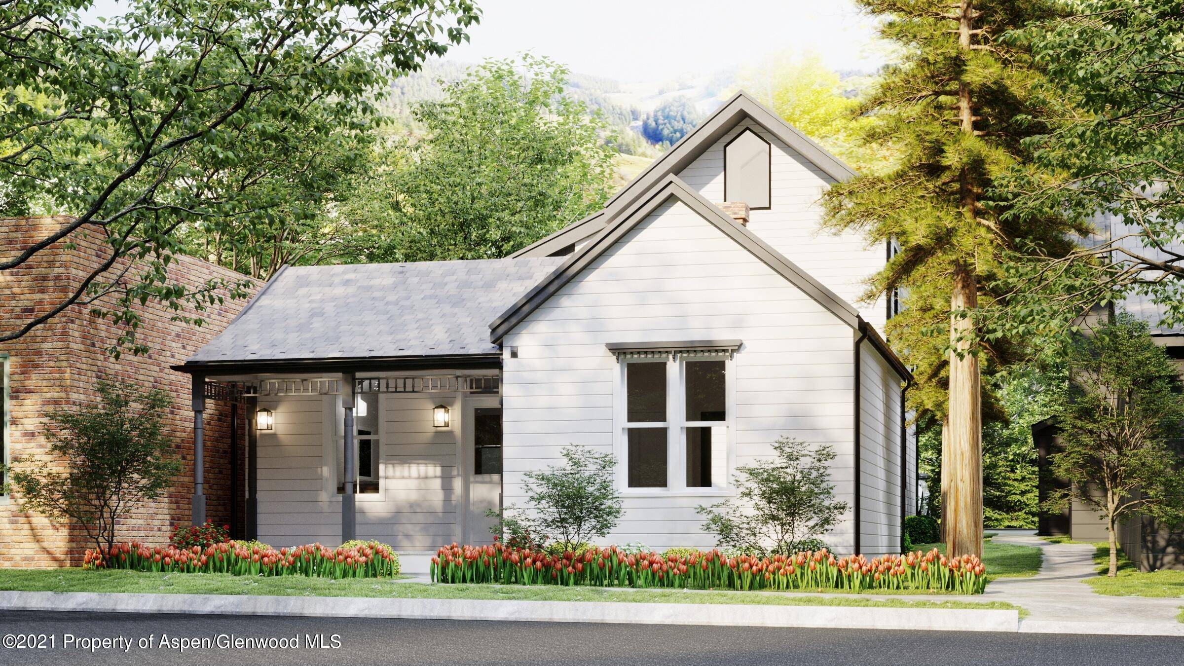 Sophisticated contemporary design, beautiful finishes, and custom decor combined to create this new residence in the Aspen core.